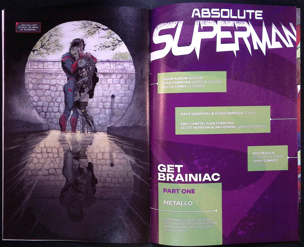 Absolute Superman # 22 Cover C Juan Ferreyra Variant 2026 BN