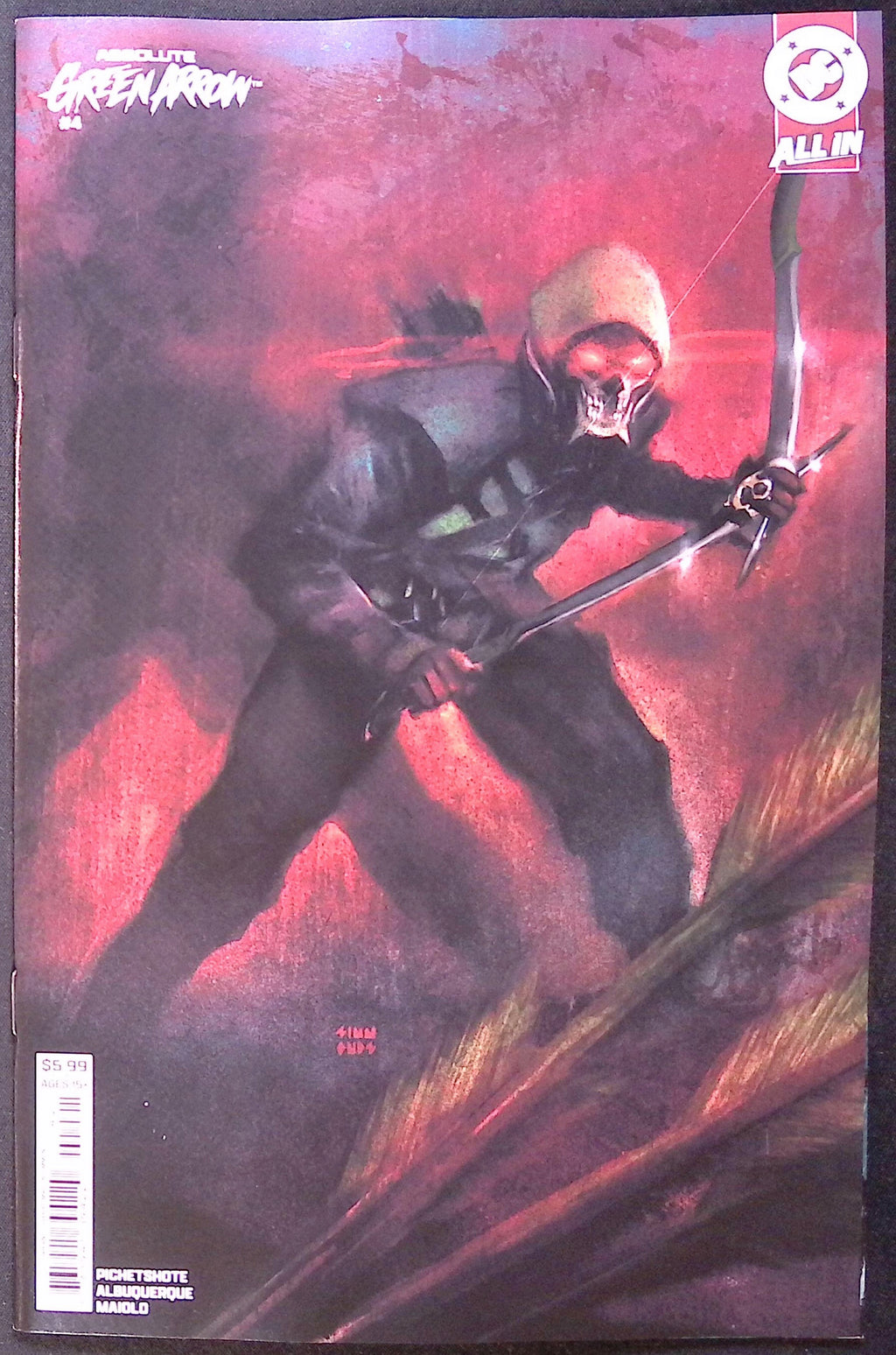 Absolute Green Arrow # 4 Cover B Martin Simmonds Variant First Printing 2026 BN