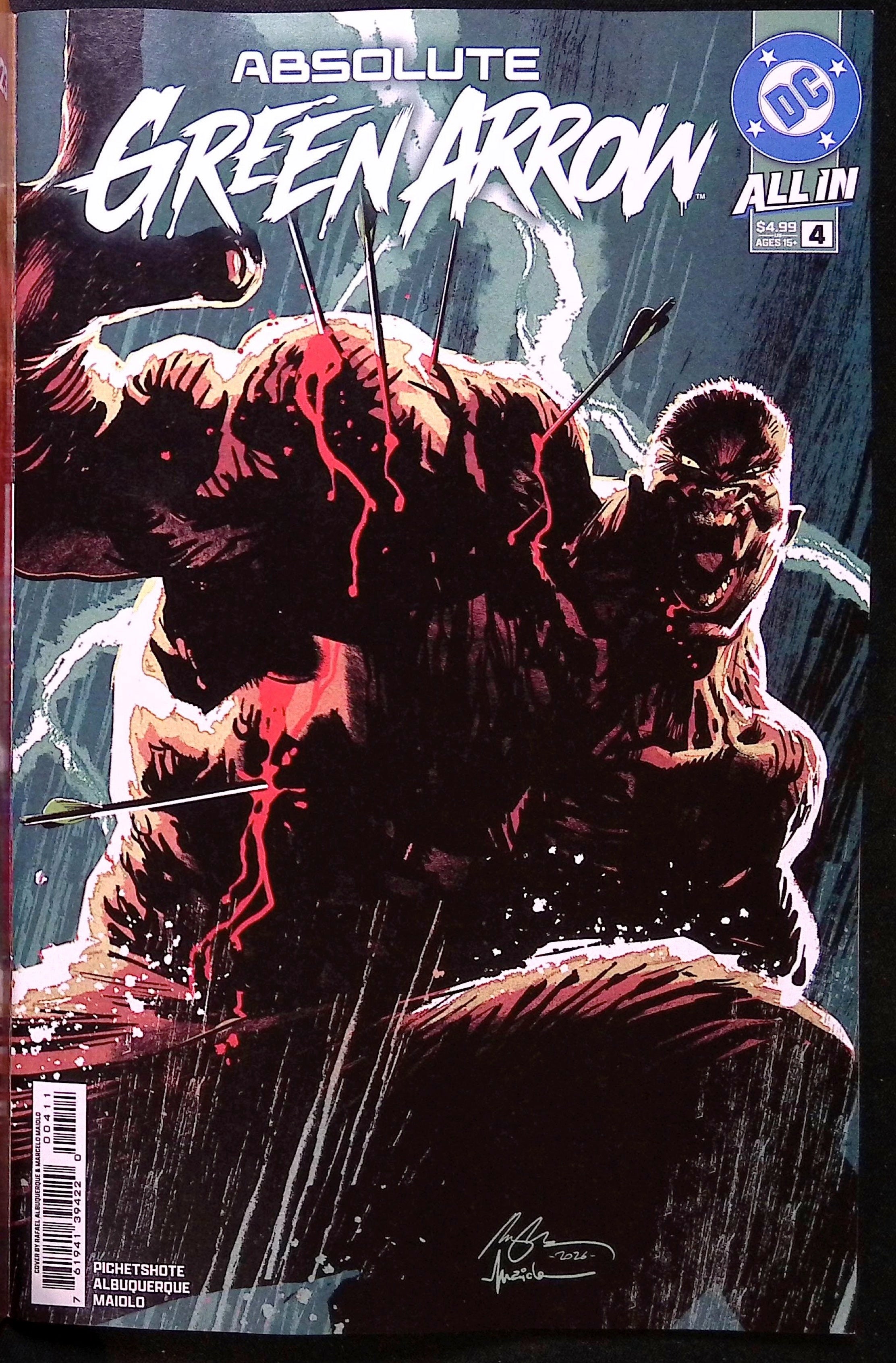 Absolute Green Arrow # 4 Cover B Martin Simmonds Variant First Printing 2026 BN