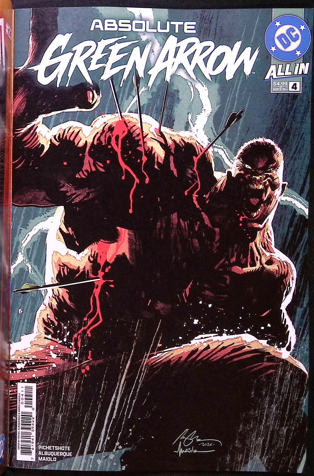 Absolute Green Arrow # 4 Cover D Gerald Parel Variant First Printing 2026 BN