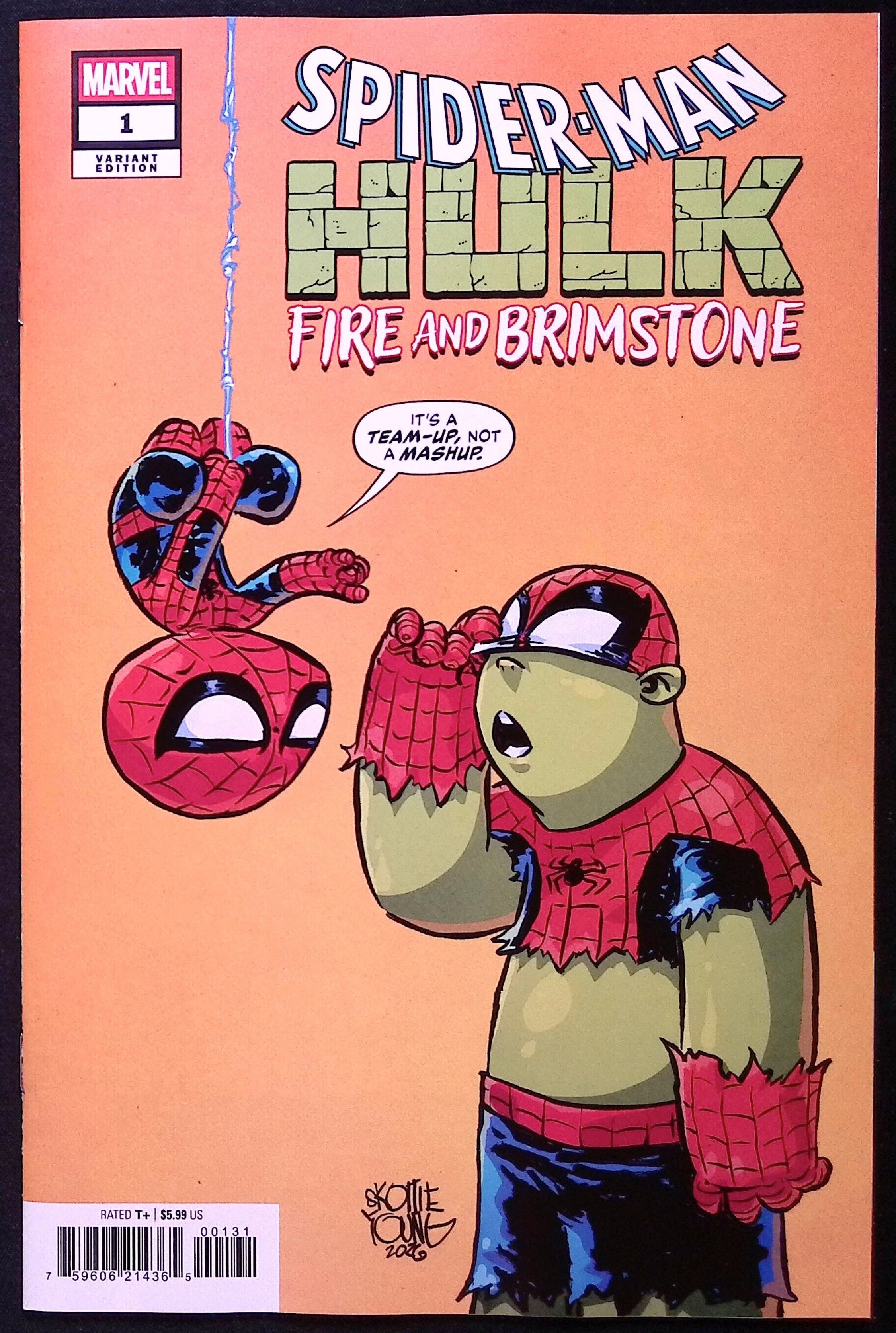 Spider-Man/Hulk: Fire and Brimstone # 1 Skottie Young Variant 2026 BN