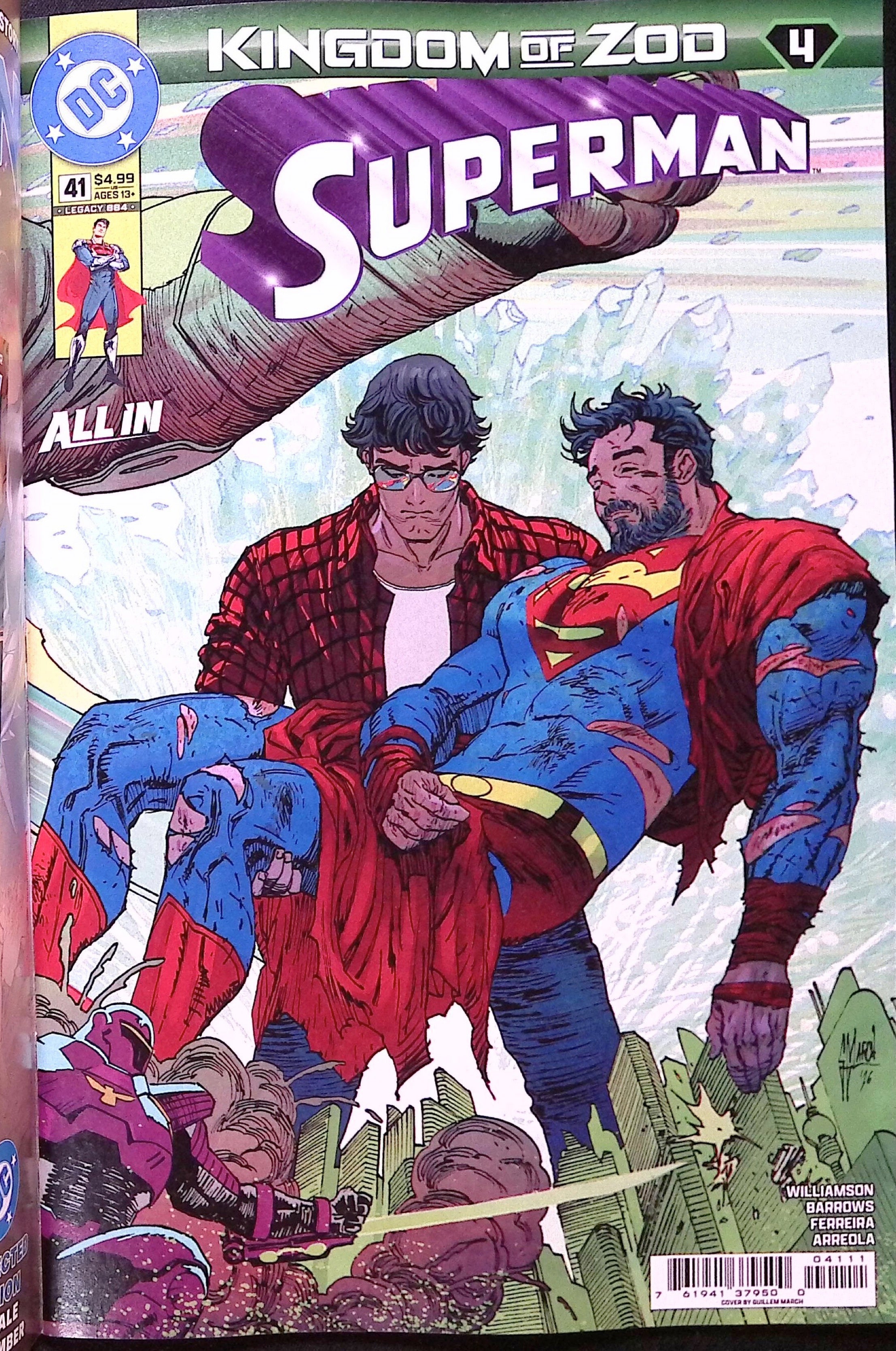 Superman # 41 Jason Badower Stuart Fails to Save the Universe Variant 2026 BN