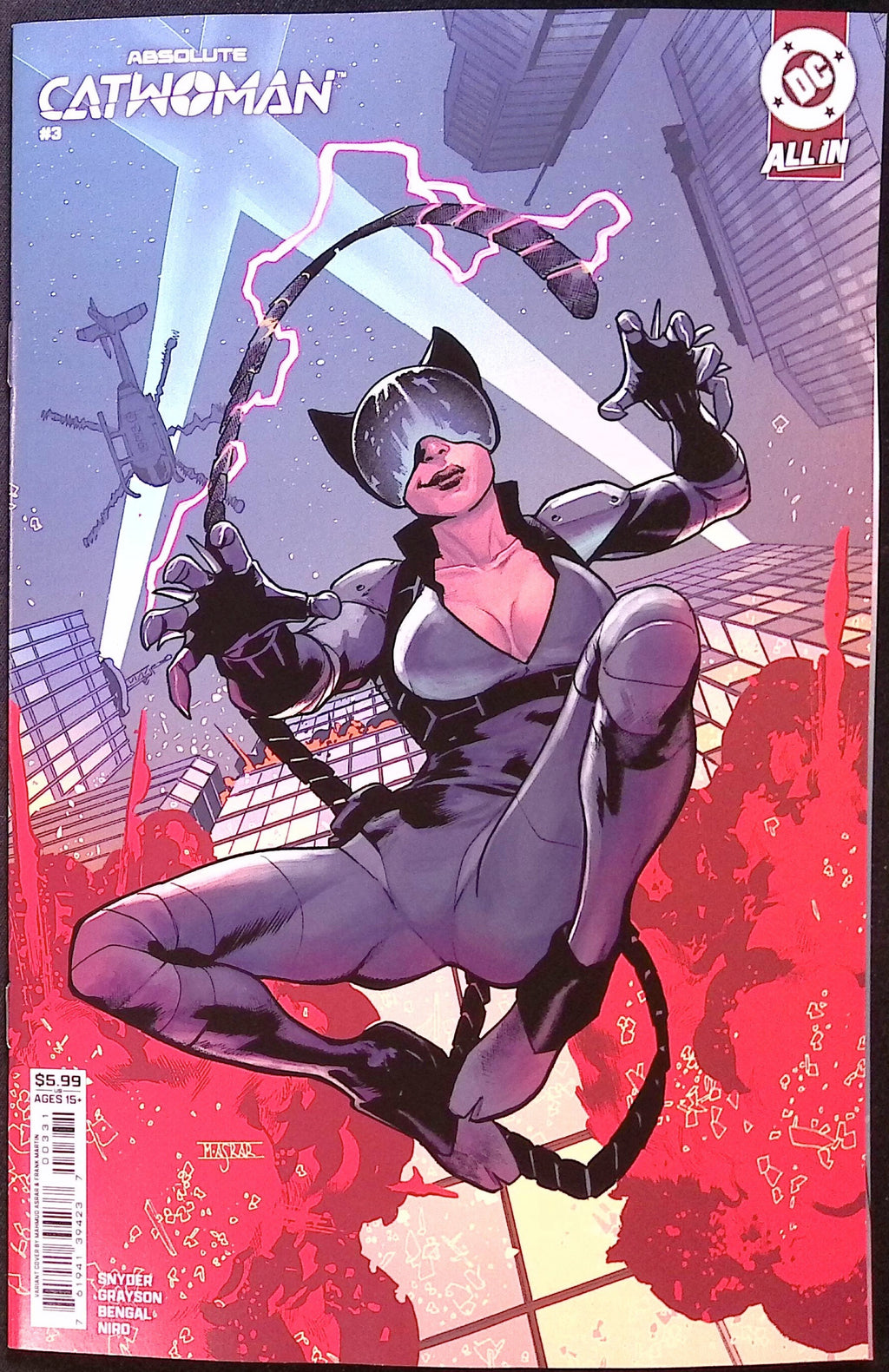 Absolute Catwoman # 3 Cover C Mahmud Asrar Variant First Printing 2026 BN