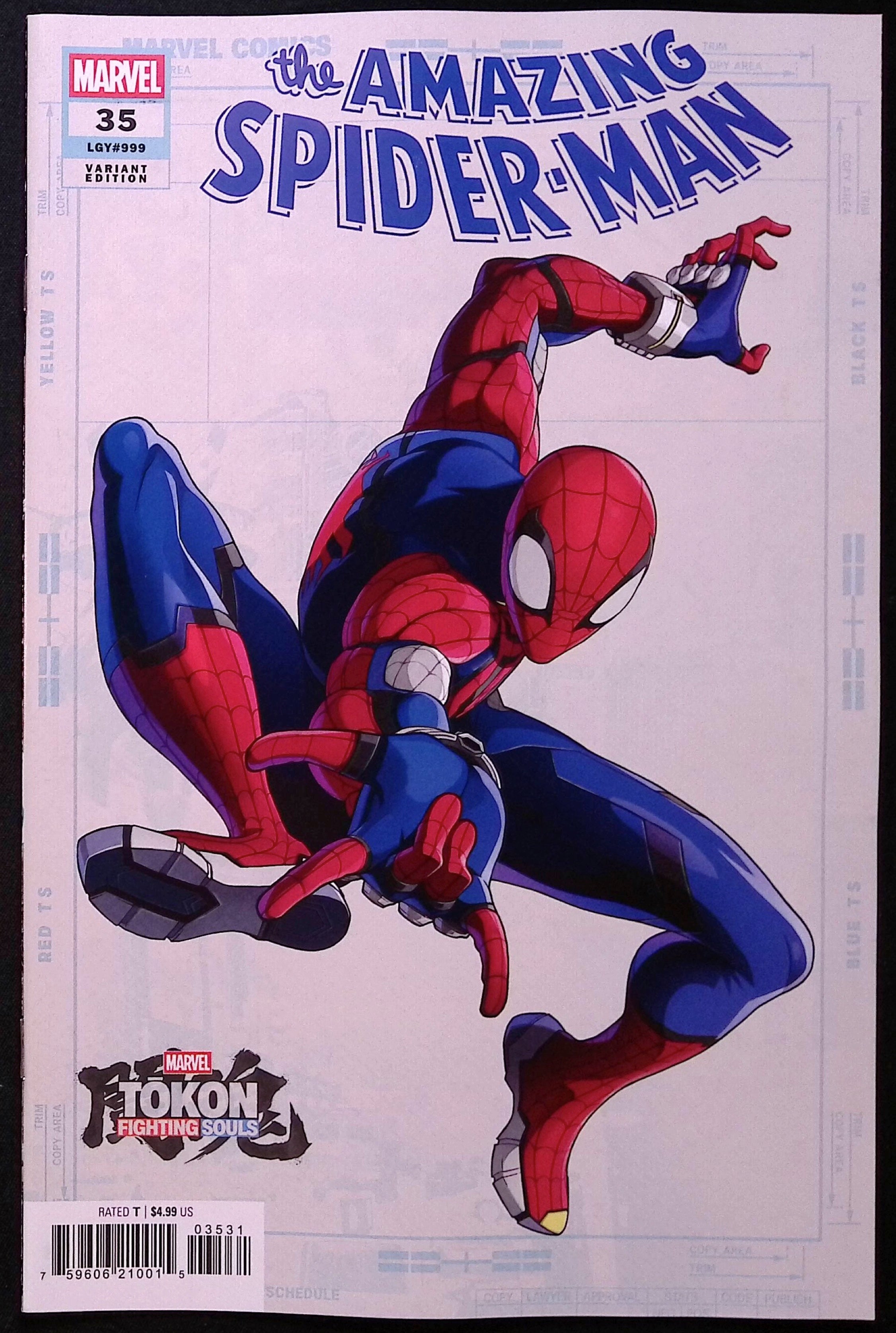 Amazing Spider-Man # 35 Marvel Tōkon: Fighting Souls Variant 2026 BN