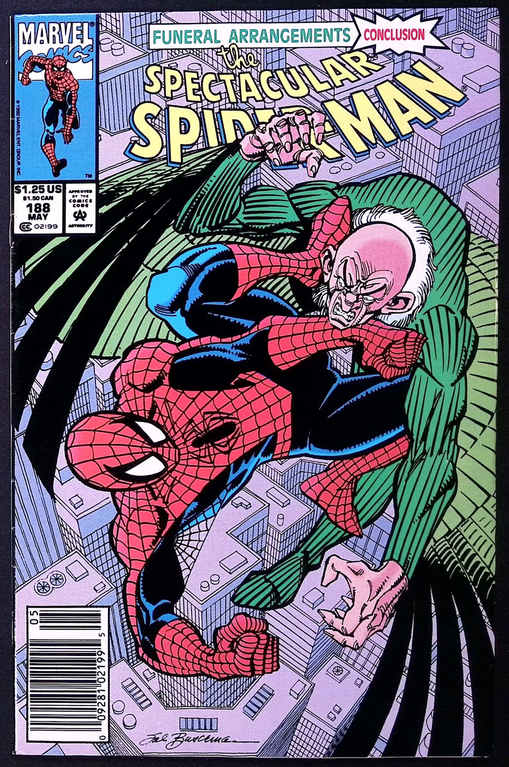 The Spectacular Spider-Man # 188 1992 VF/NM