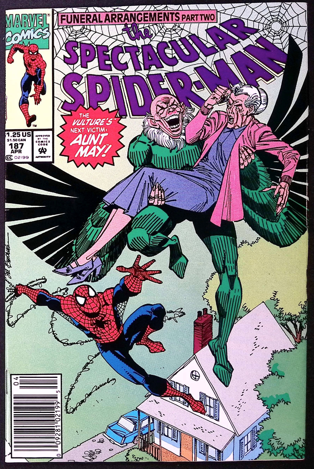 The Spectacular Spider-Man # 187 1992 VF/NM