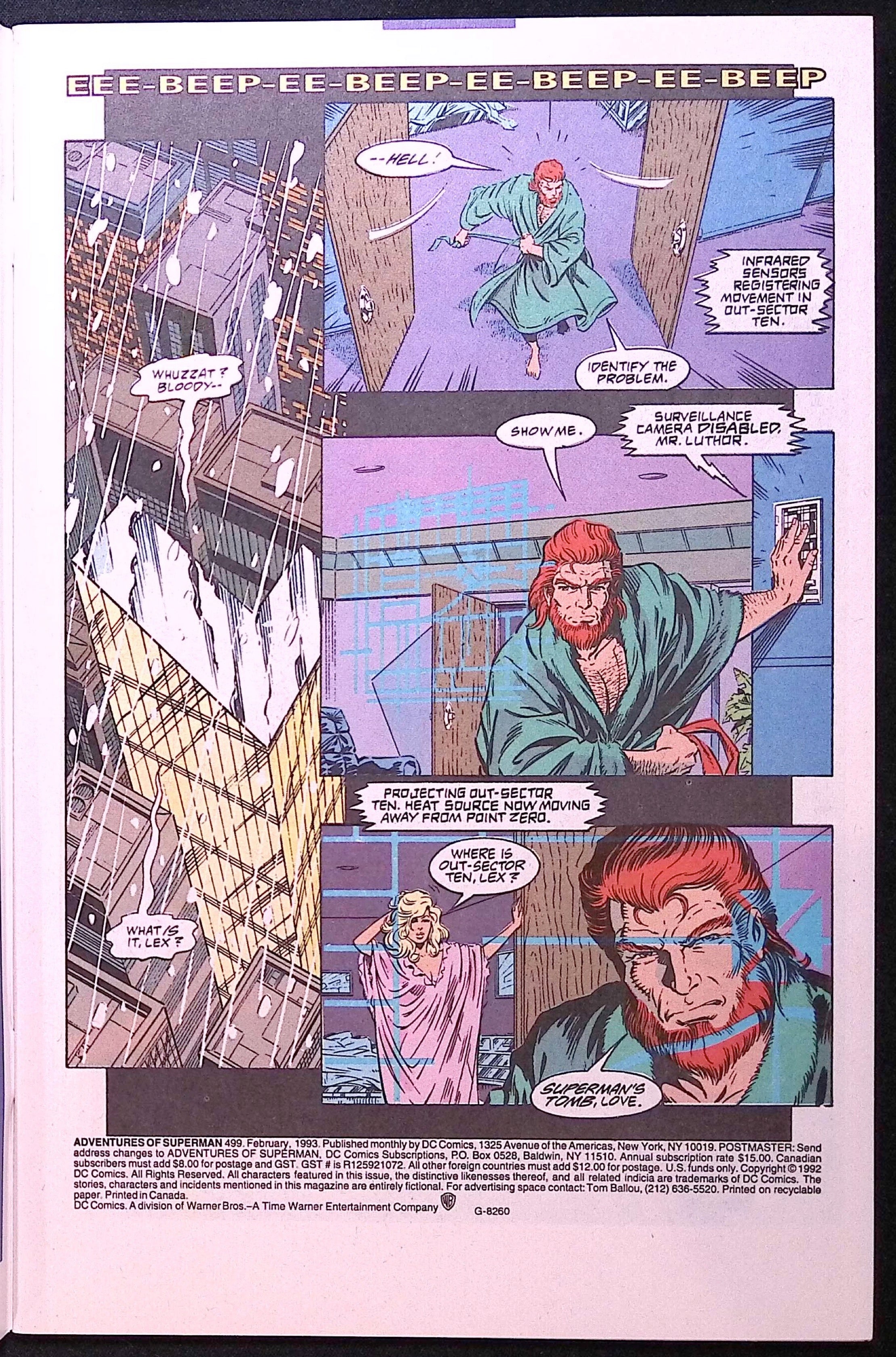 Adventures of Superman # 499 1993 VF/NM