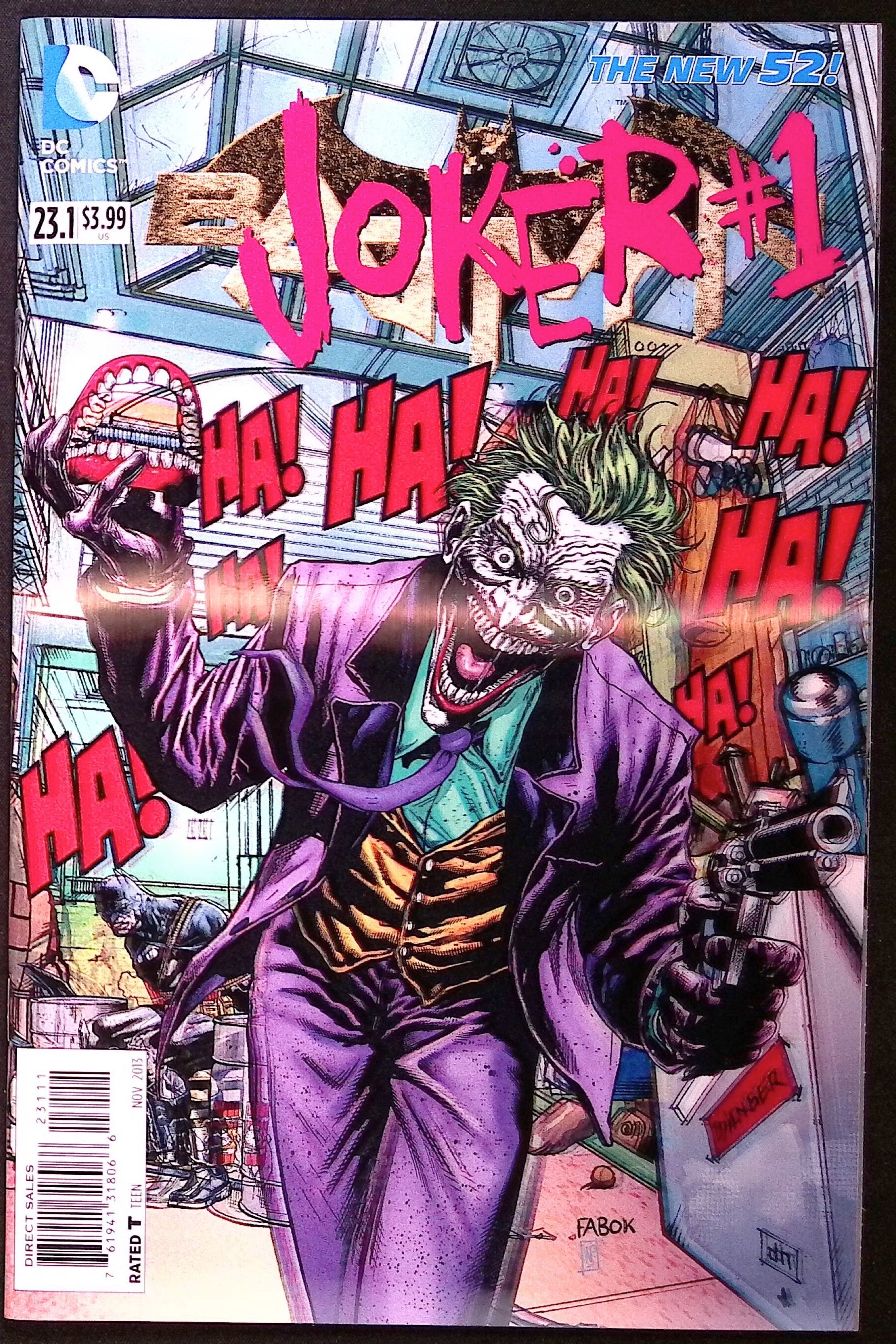 Batman #23.1 Joker #1 3D Lenticular Cover 2013 NM