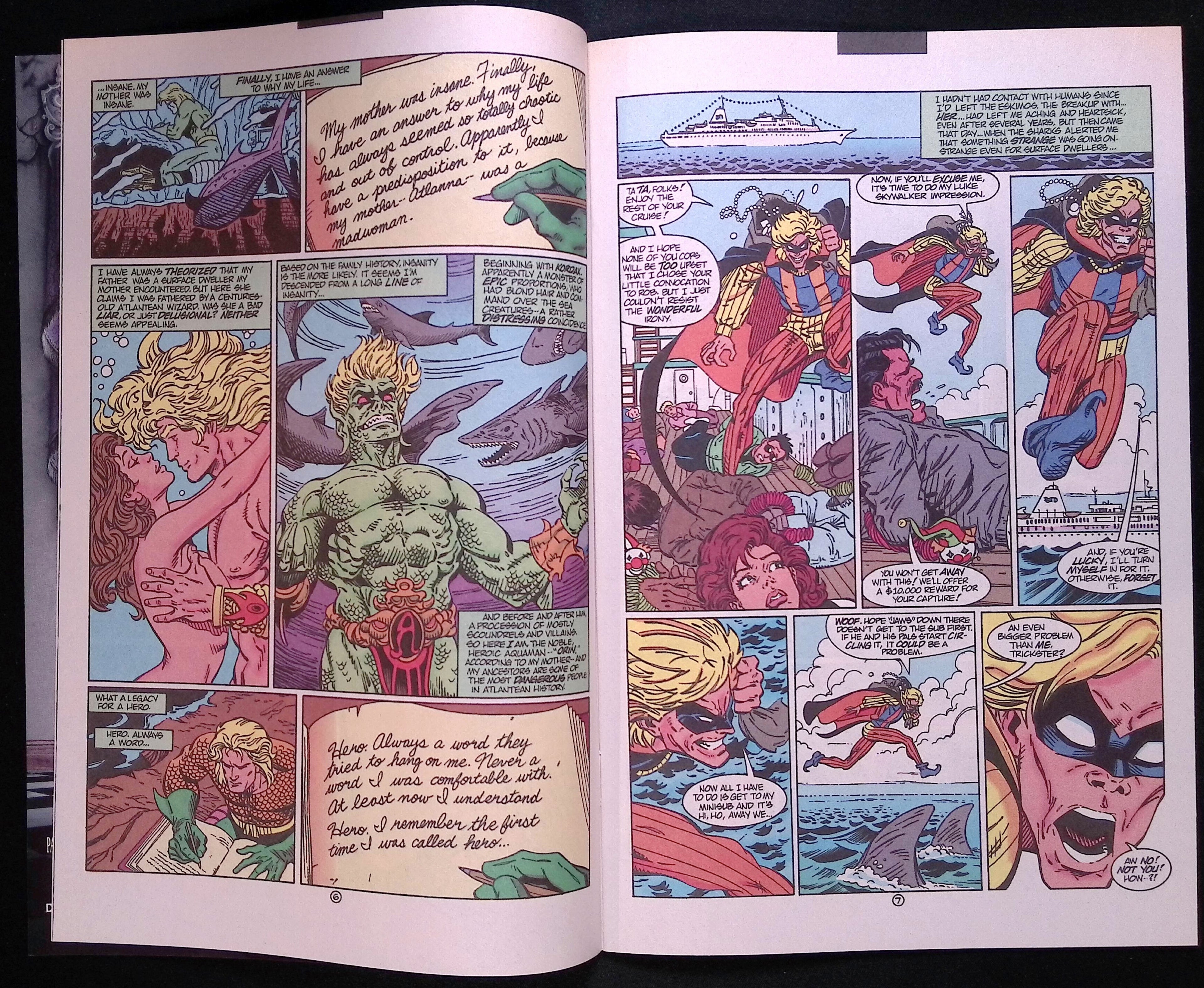 Aquaman: Time and Tide # 1 1993 VF/NM