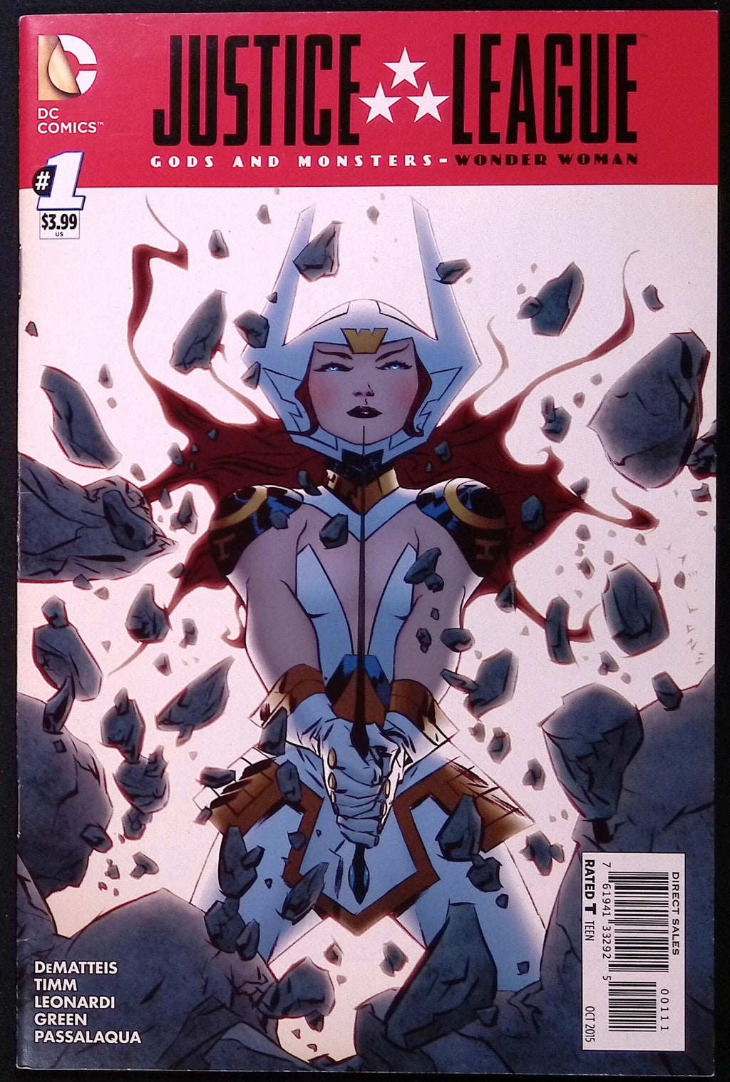 Justice League: Gods and Monsters – Wonder Woman # 1 2015 NM-