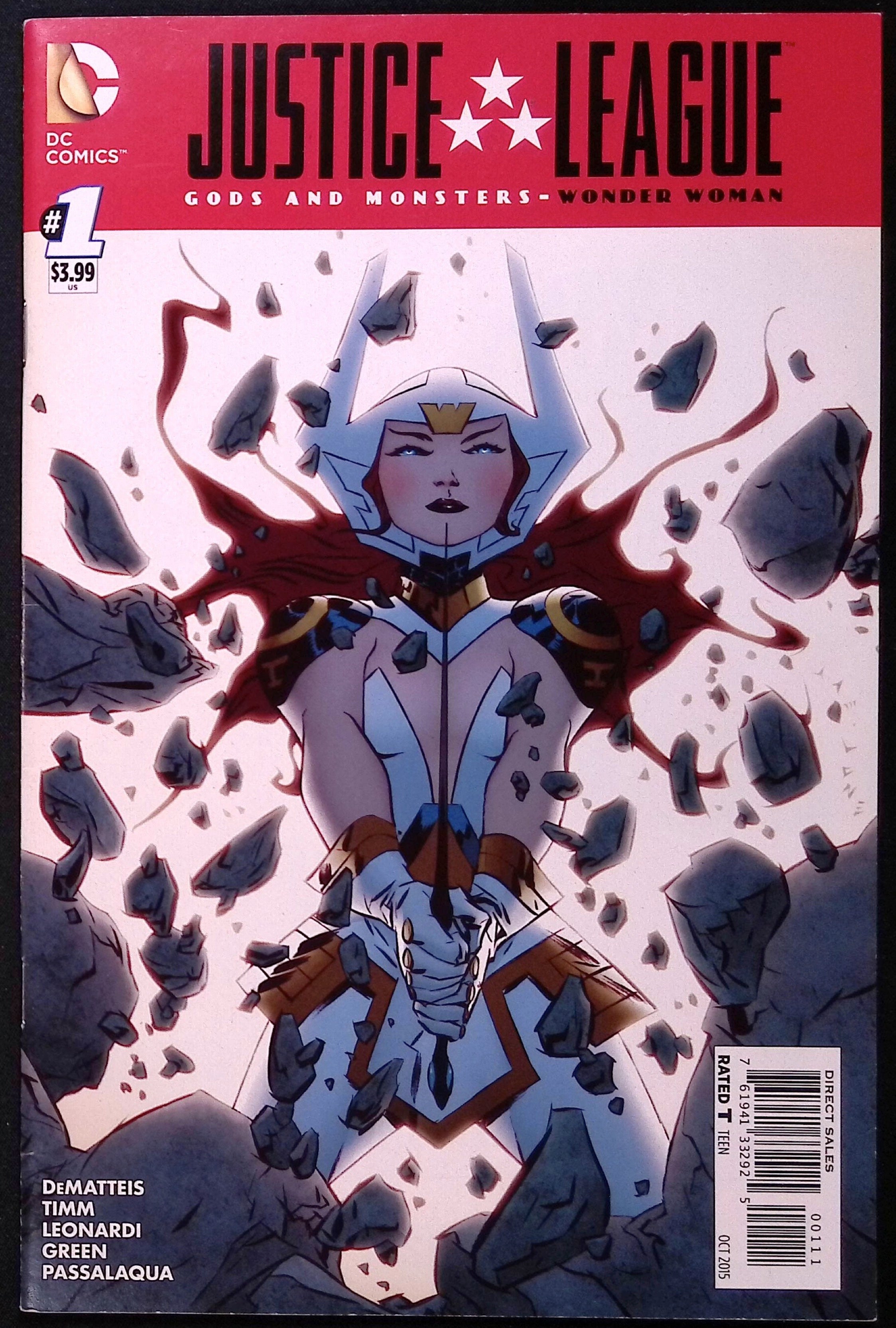 Justice League: Gods and Monsters – Wonder Woman # 1 2015 NM-