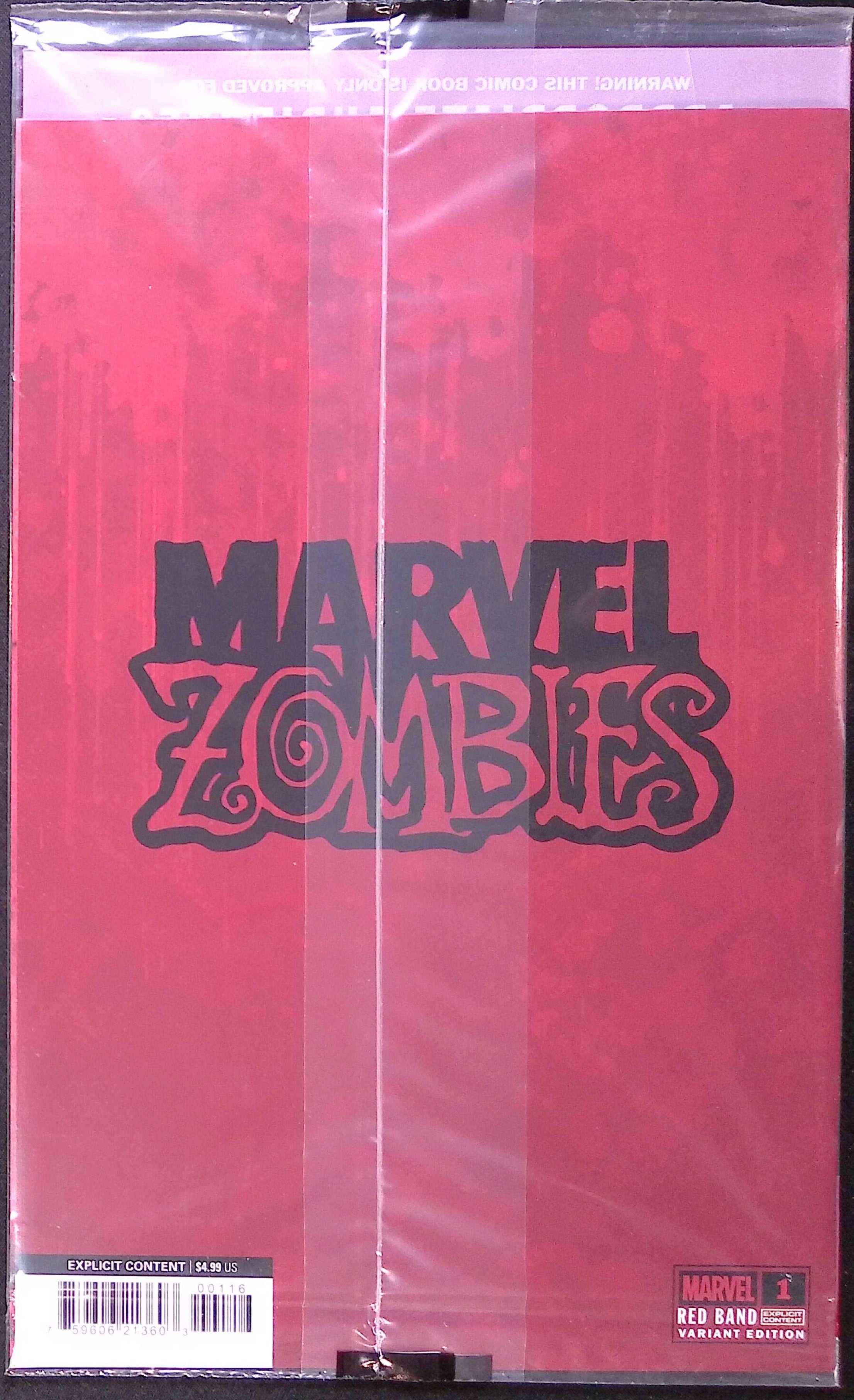 Marvel Zombies: Red Band # 1 1:25 Ryan Brown Incentive Variant 2025 Polybagged