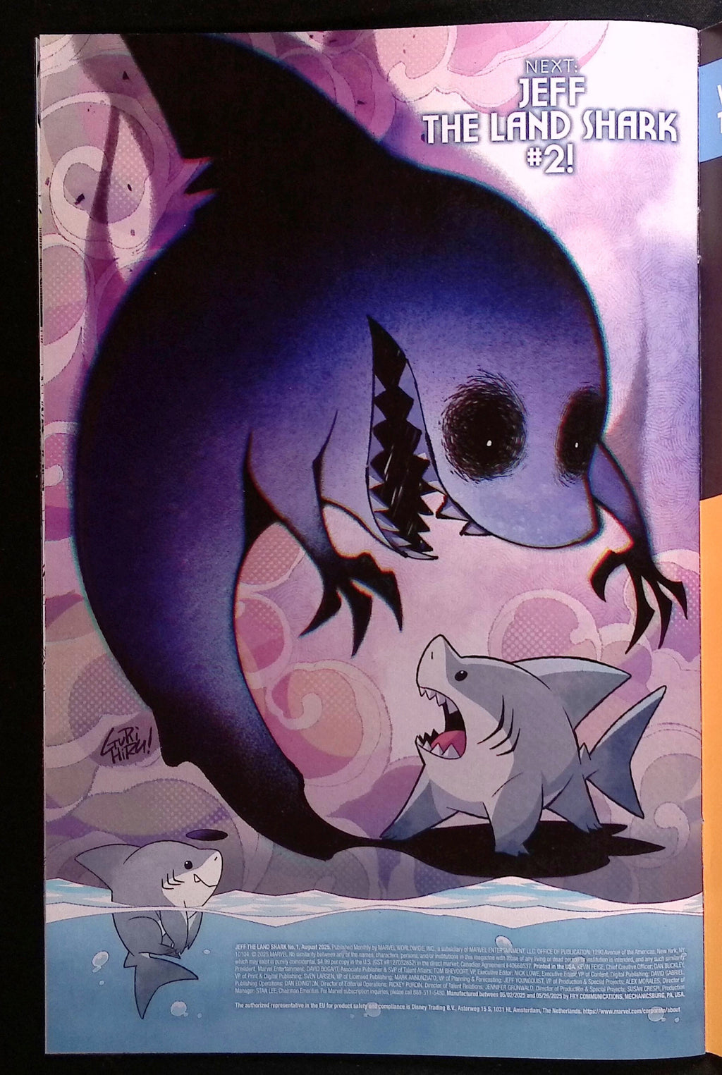 Jeff the Land Shark #1 Rickie Yagawa Foil Variant 2025 NM
