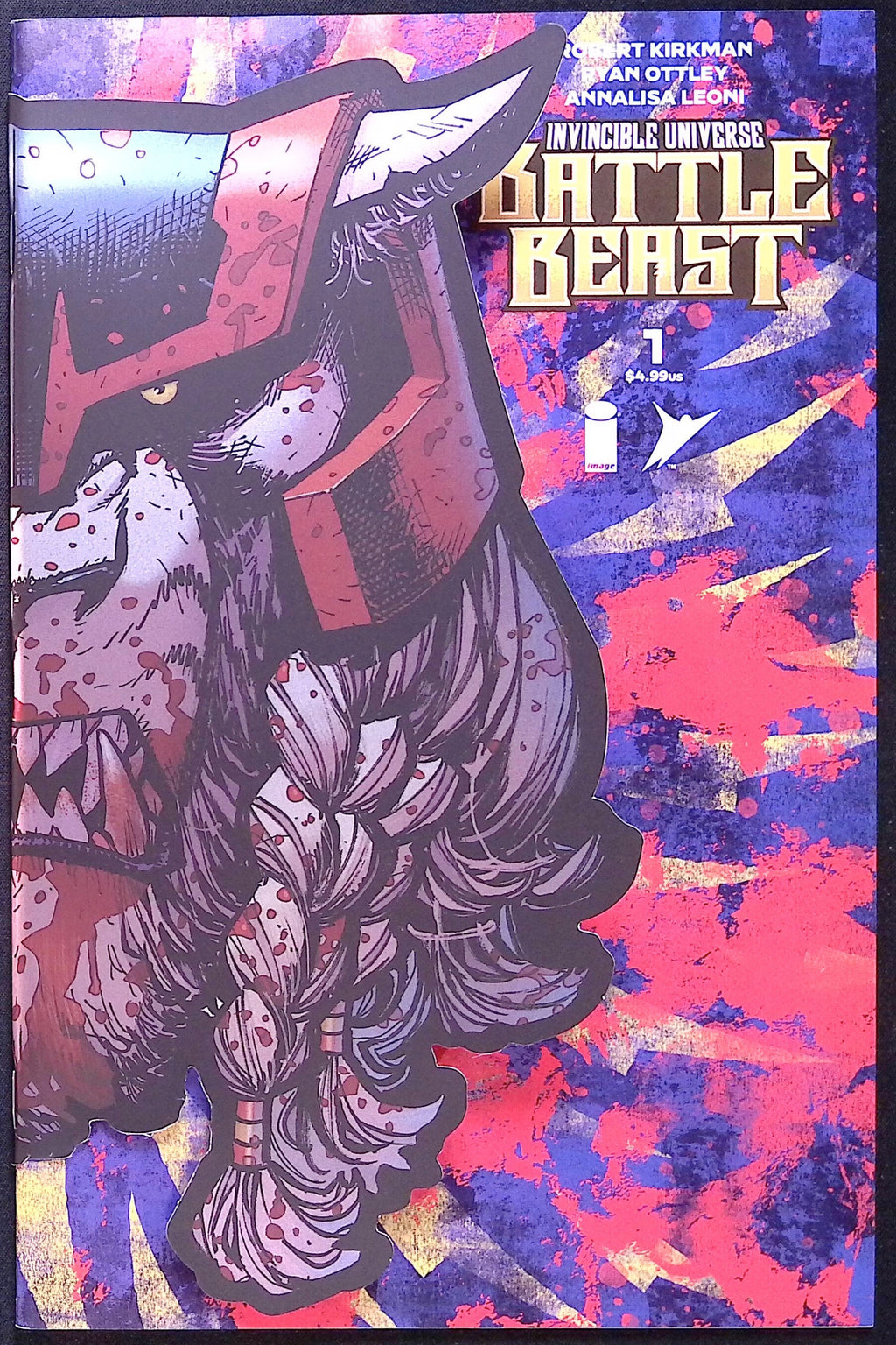 Invincible Universe: Battle Beast # 1 Cover J Variant Die-Cut Mask Cover NM