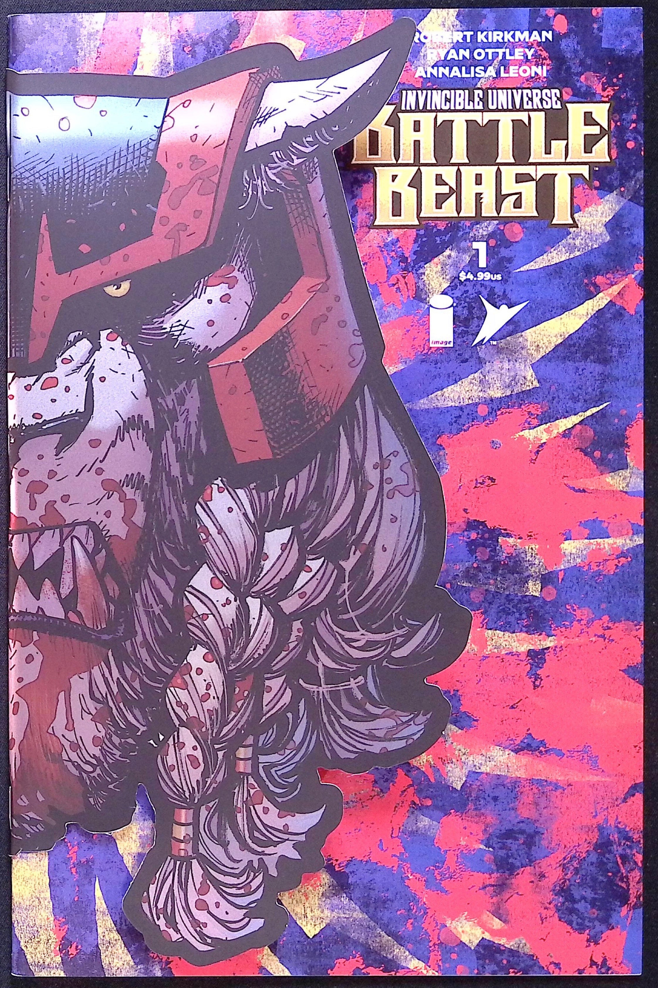 Invincible Universe: Battle Beast # 1 Cover J Variant Die-Cut Mask Cover NM