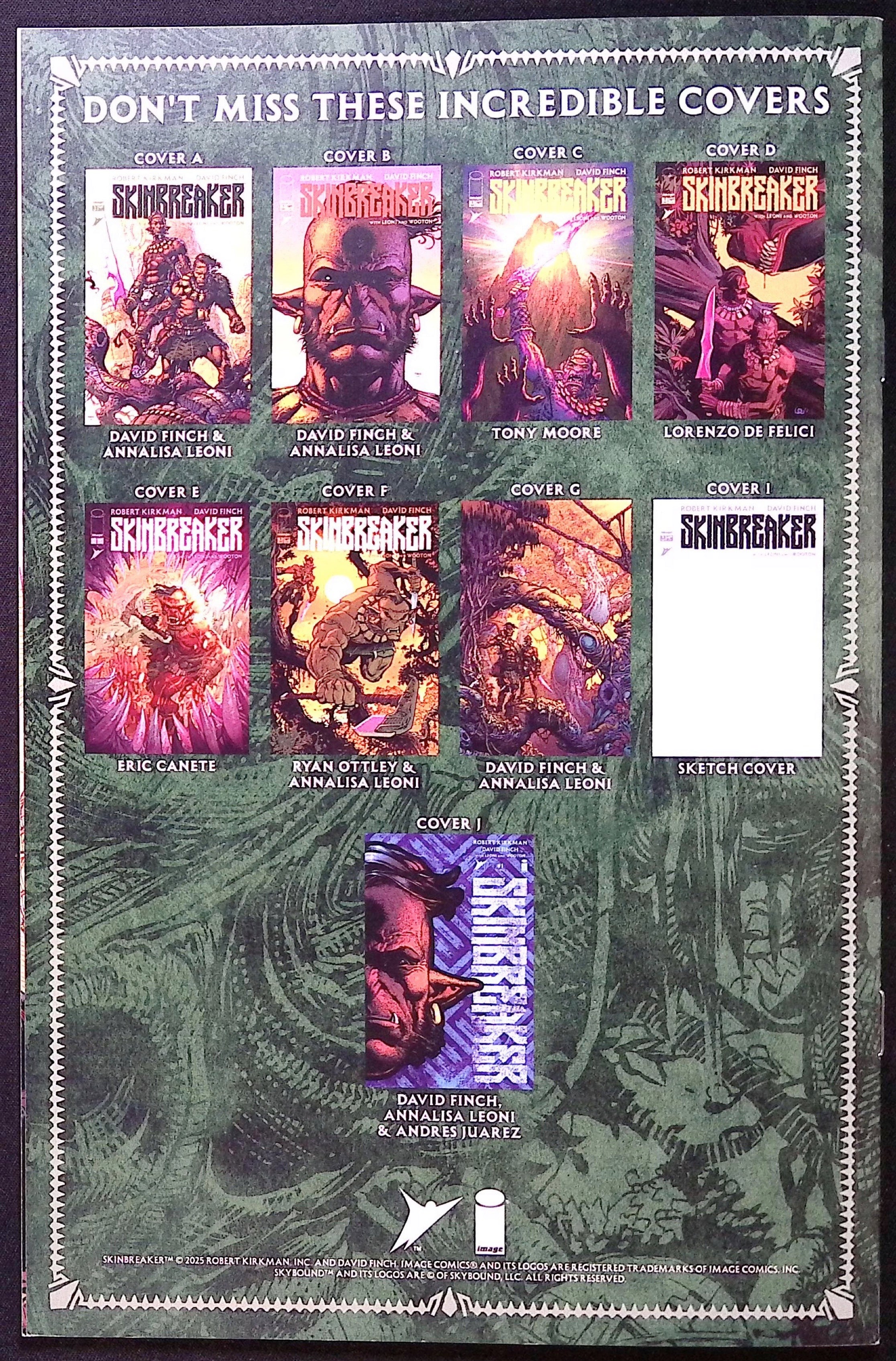 Skinbreaker # 1 Cover A First Printing 2025 NM