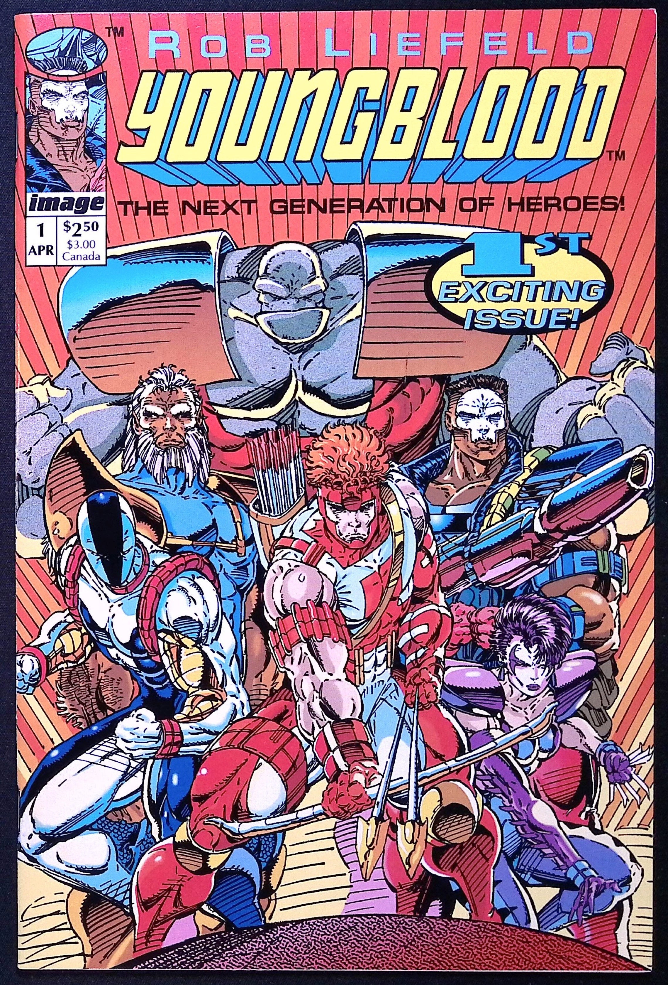 Youngblood # 1 First Image Comic Rob Liefeld First Printing 1992 NM