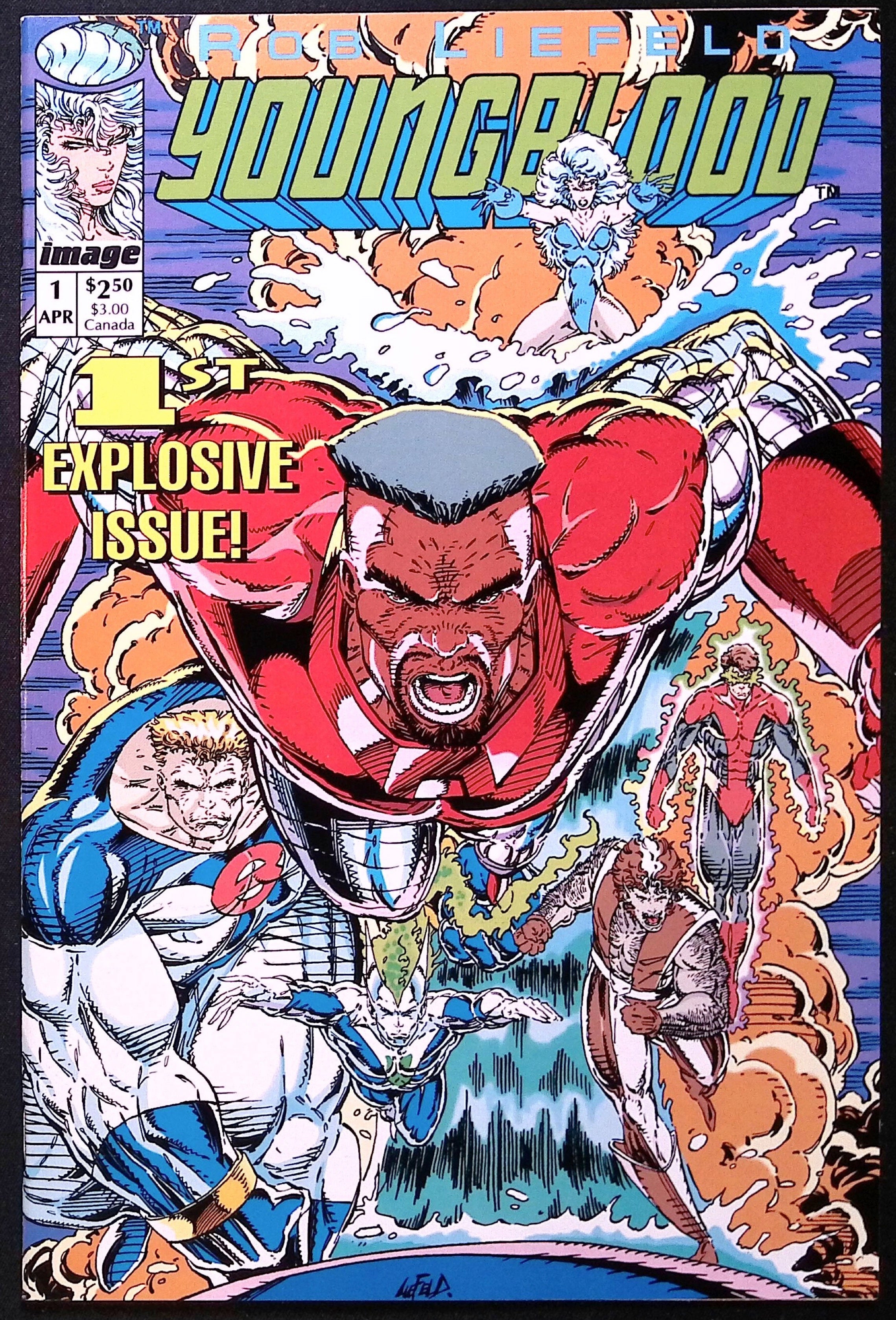 Youngblood # 1 First Image Comic Rob Liefeld First Printing 1992 NM
