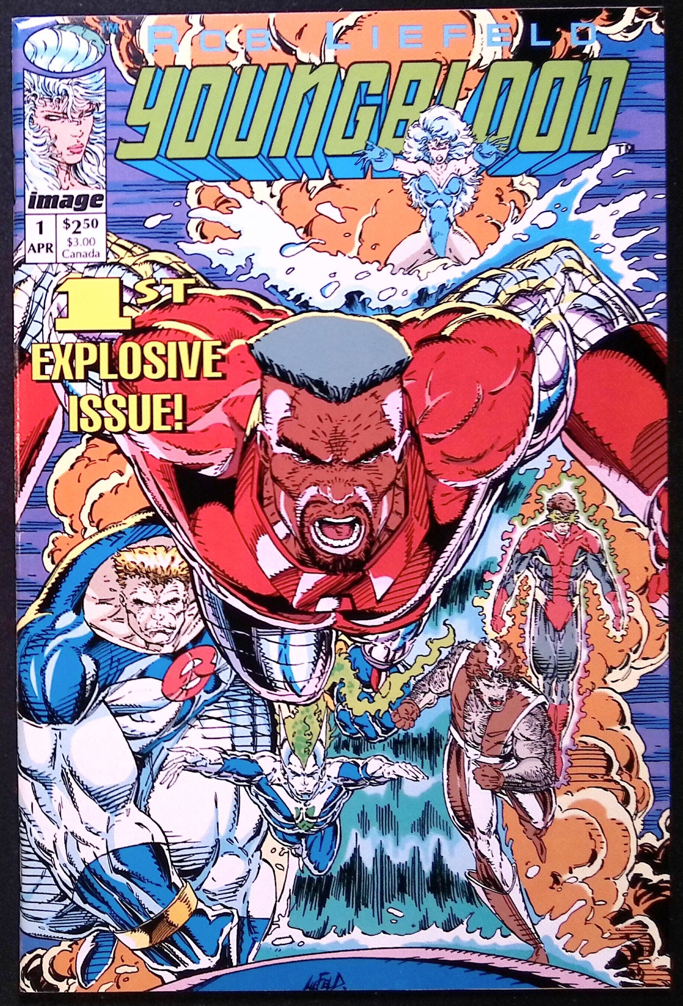 Youngblood # 1 First Image Comic Rob Liefeld First Printing 1992 NM-