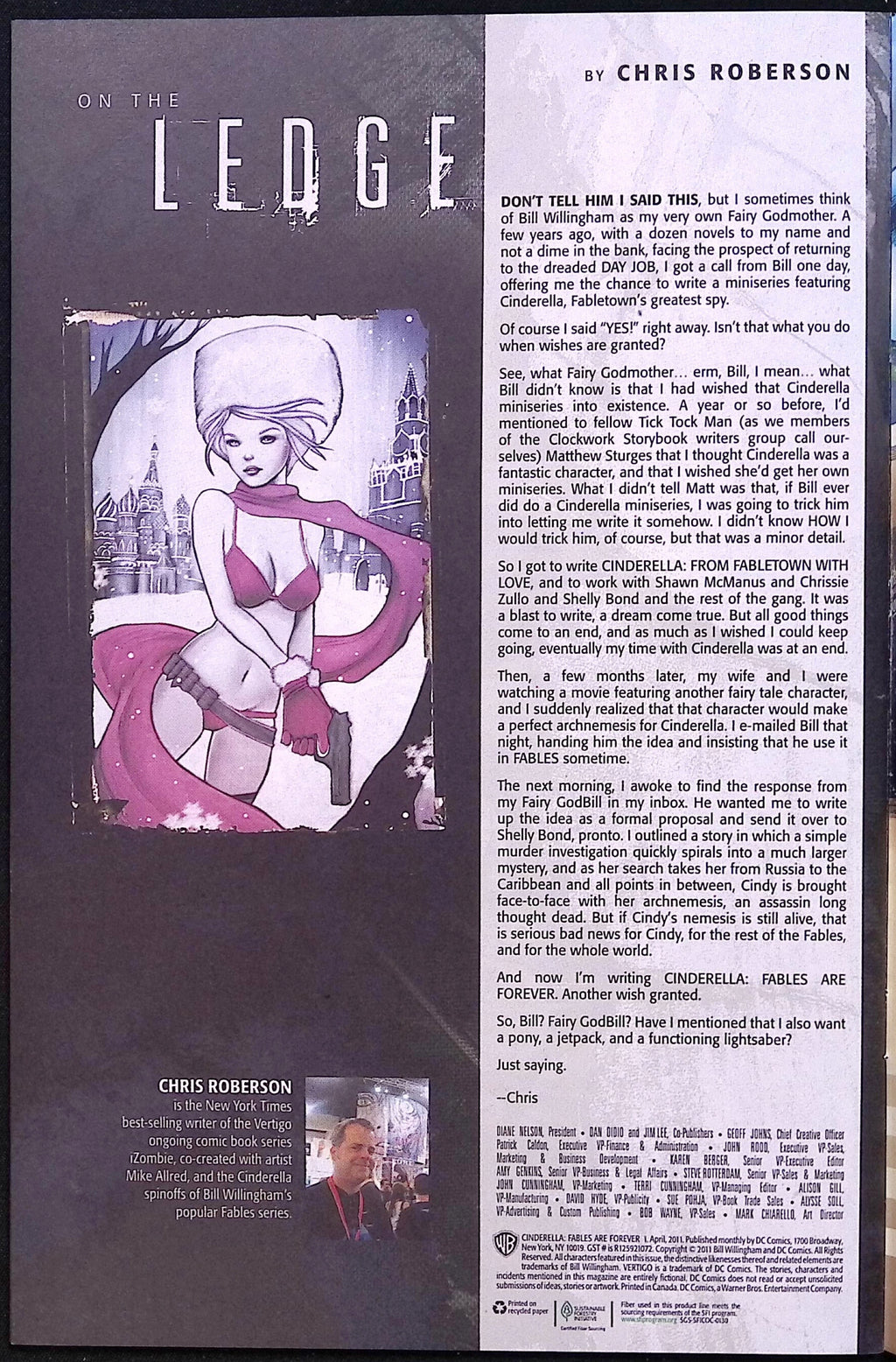 Cinderella: Fables are Forever 2011 # 1 NM-