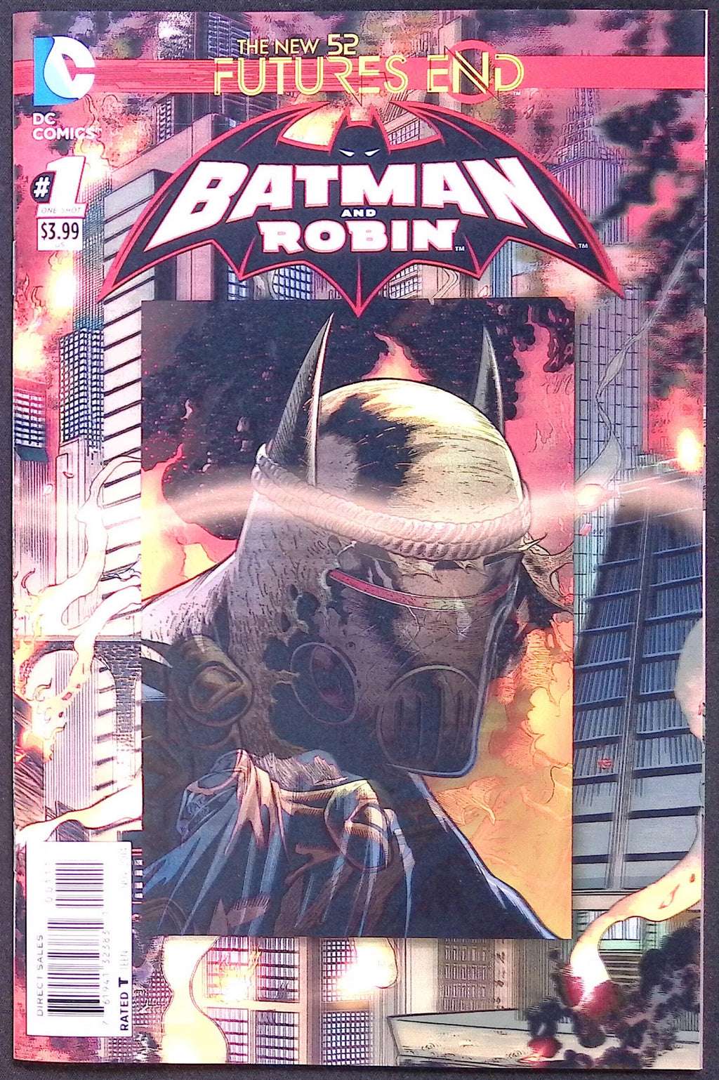 Batman and Robin: Futures End # 1 3D Lenticular Cover 2014 NM
