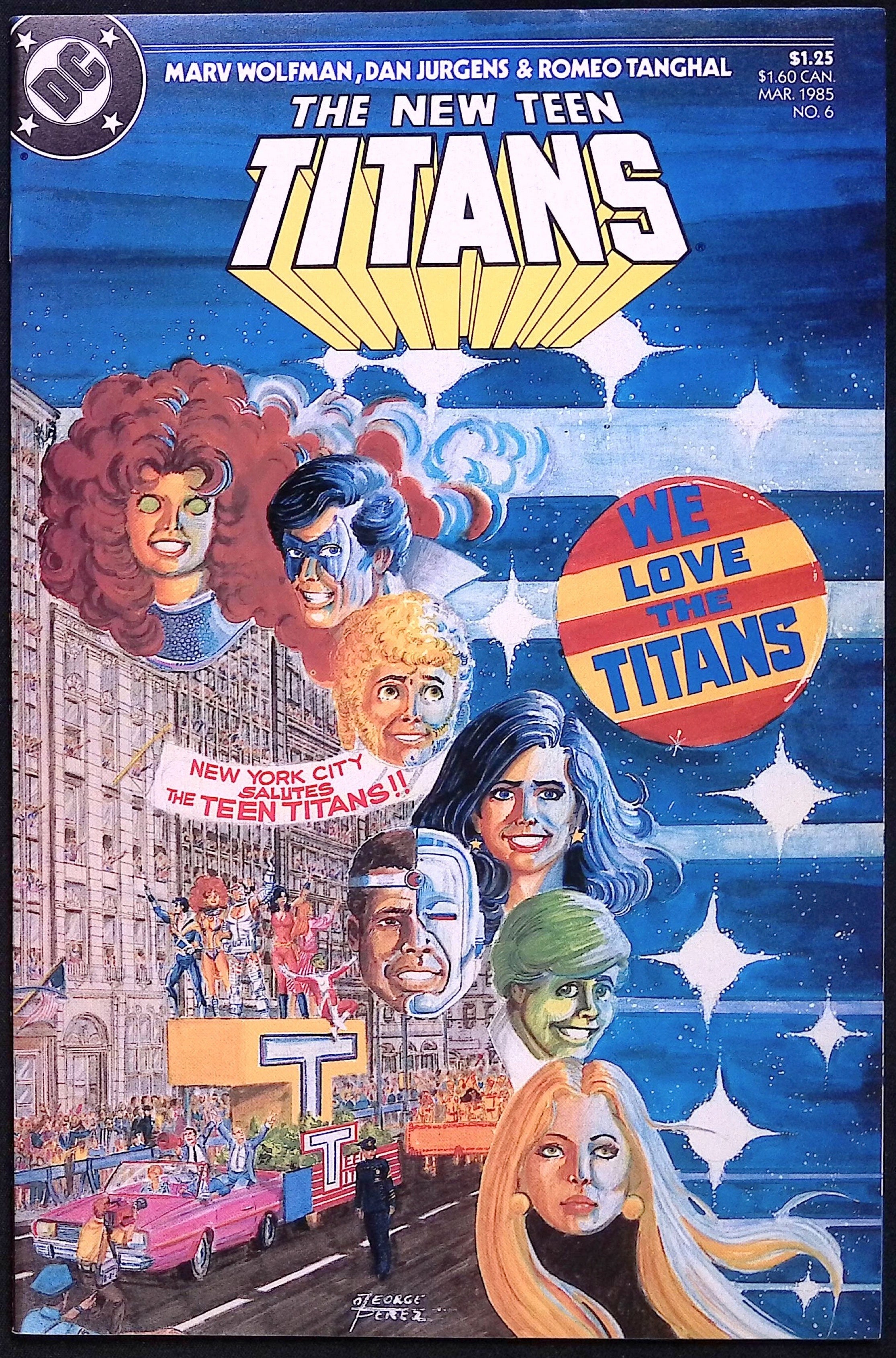 The New Teen Titans # 6 1985 NM-