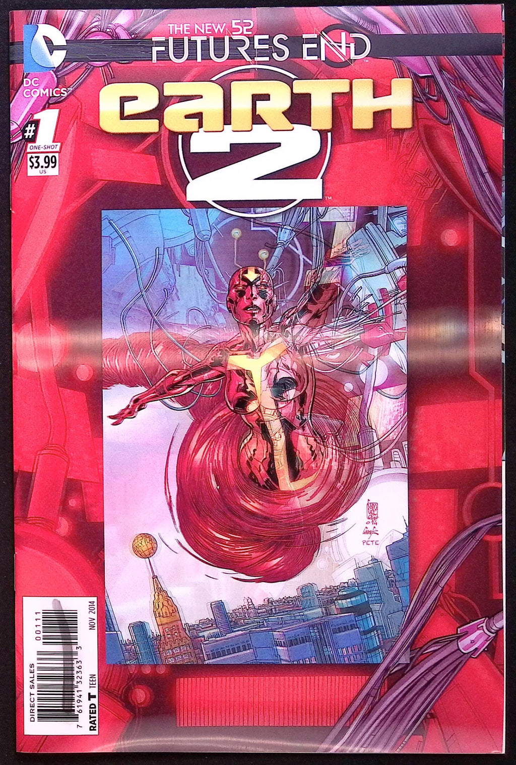 Earth 2: Futures End # 1 3-D Lenticular Motion Cover Variant VF/NM