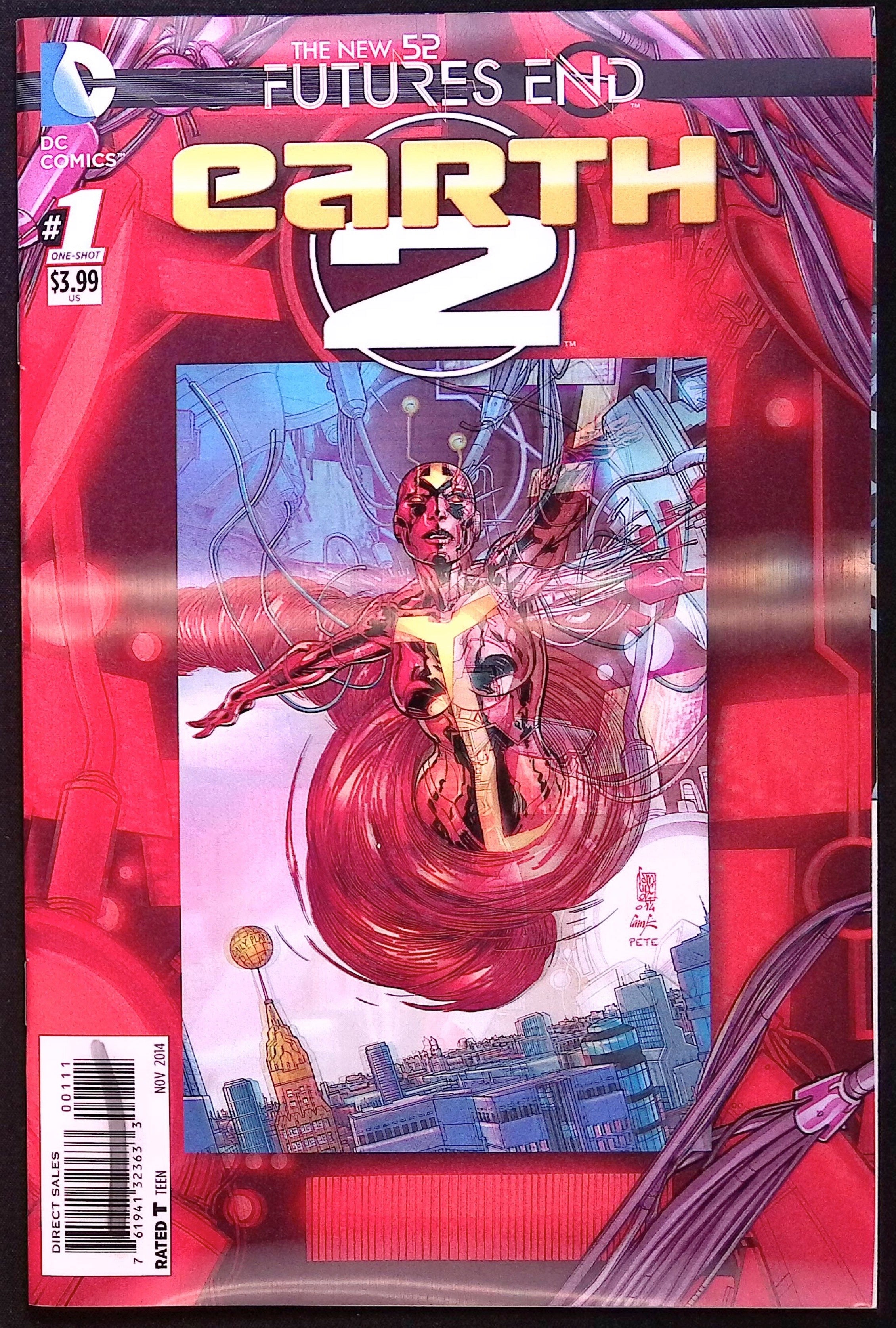 Earth 2: Futures End # 1 3-D Lenticular Motion Cover Variant VF/NM
