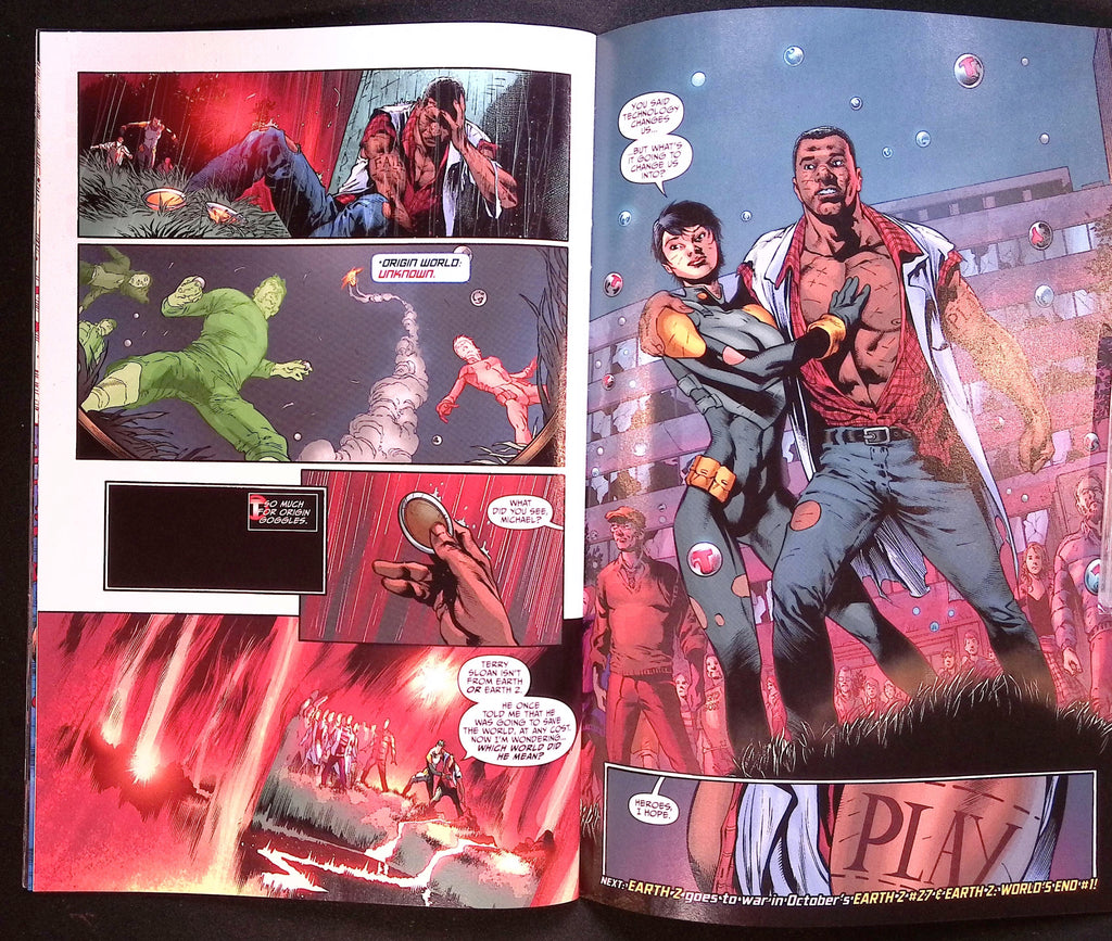 Earth 2: Futures End # 1 3-D Lenticular Motion Cover Variant VF/NM