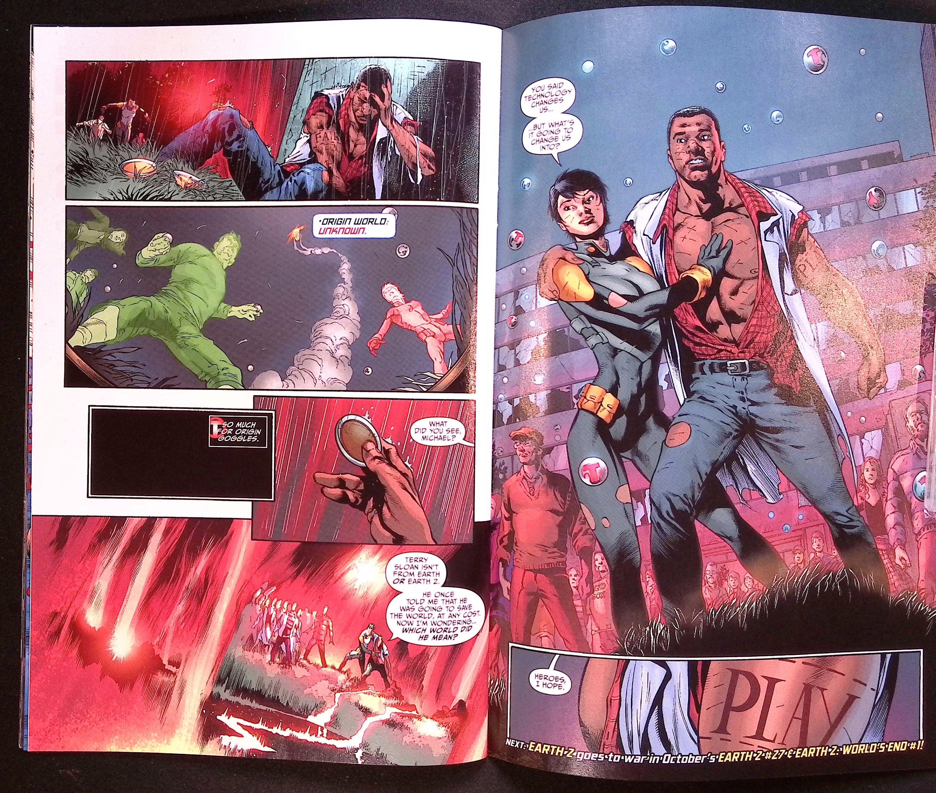 Earth 2: Futures End # 1 3-D Lenticular Motion Cover Variant VF/NM