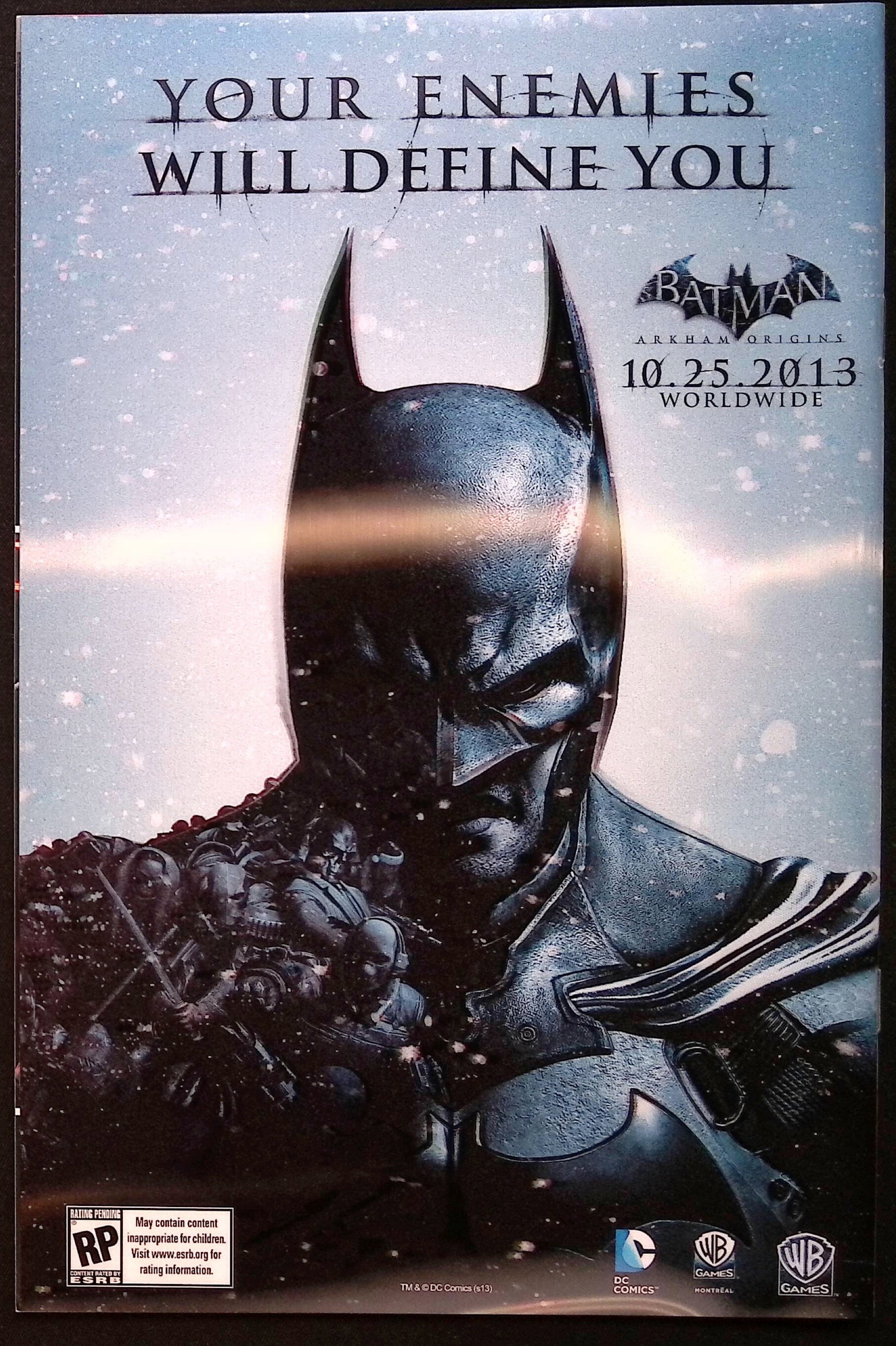 Superman # 23.4: Parasite # 1 3-D Lenticular Motion Cover 2013 NM
