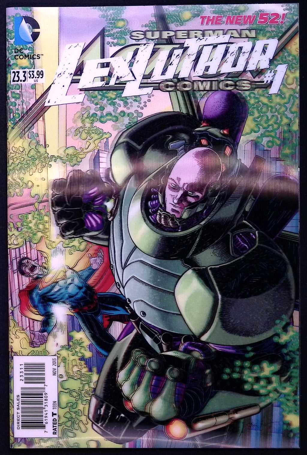 Action Comics #23.3: Lex Luthor #1 3-D Lenticular Motion Cover 2013 NM