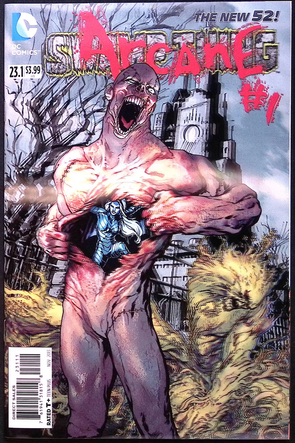 Swamp Thing #23.1: Arcane #1 3-D Lenticular Motion Cover 2013 NM