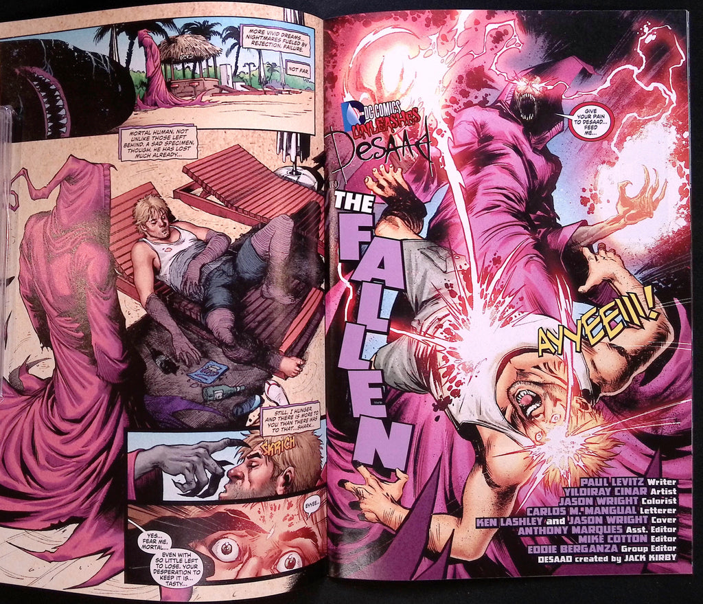 Earth 2 # 15.1: DeSaad # 1 3-D Lenticular Motion Cover 2013 NM