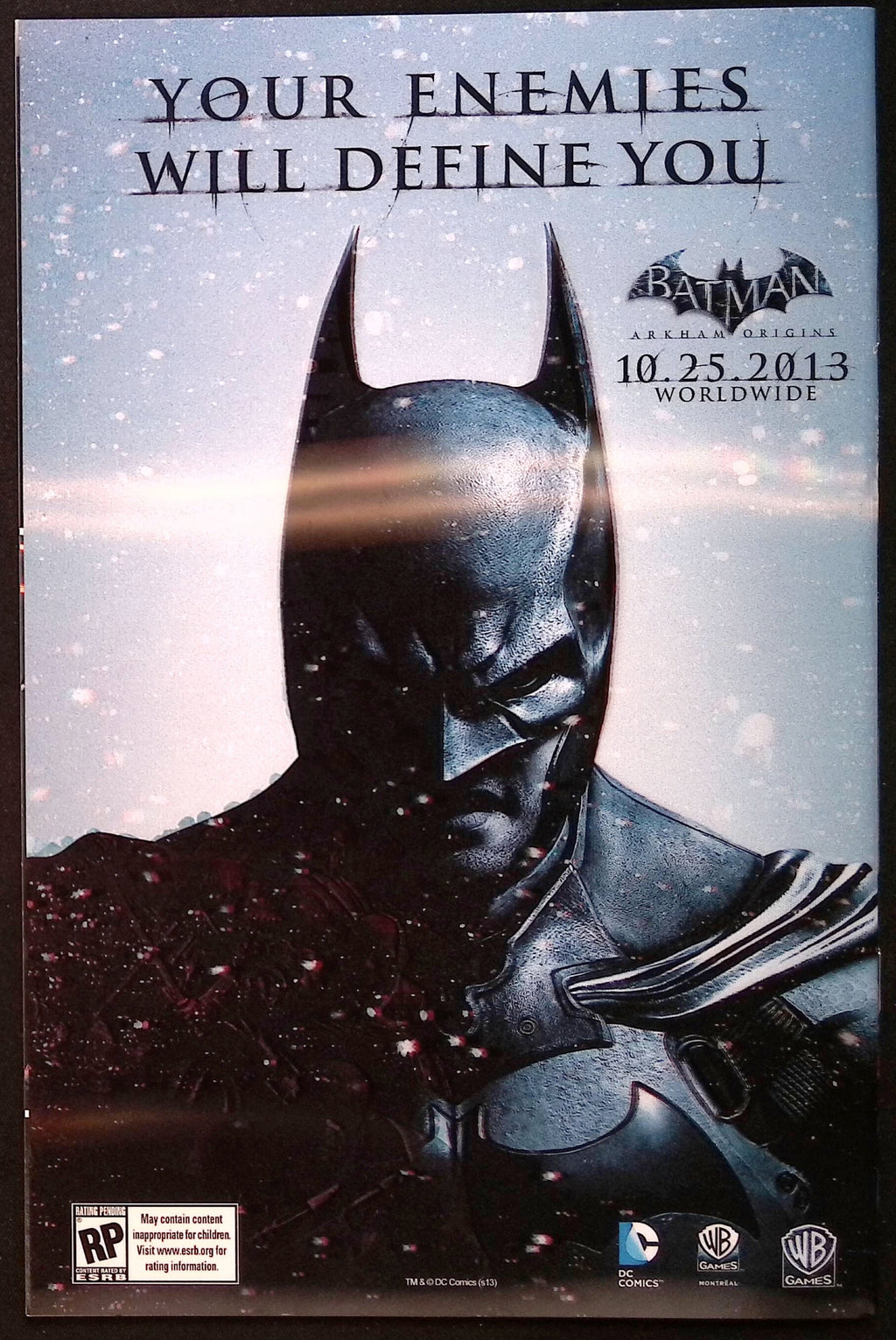 Justice League # 23.4: Secret Society # 1 3-D Lenticular Motion Cover 2013 NM