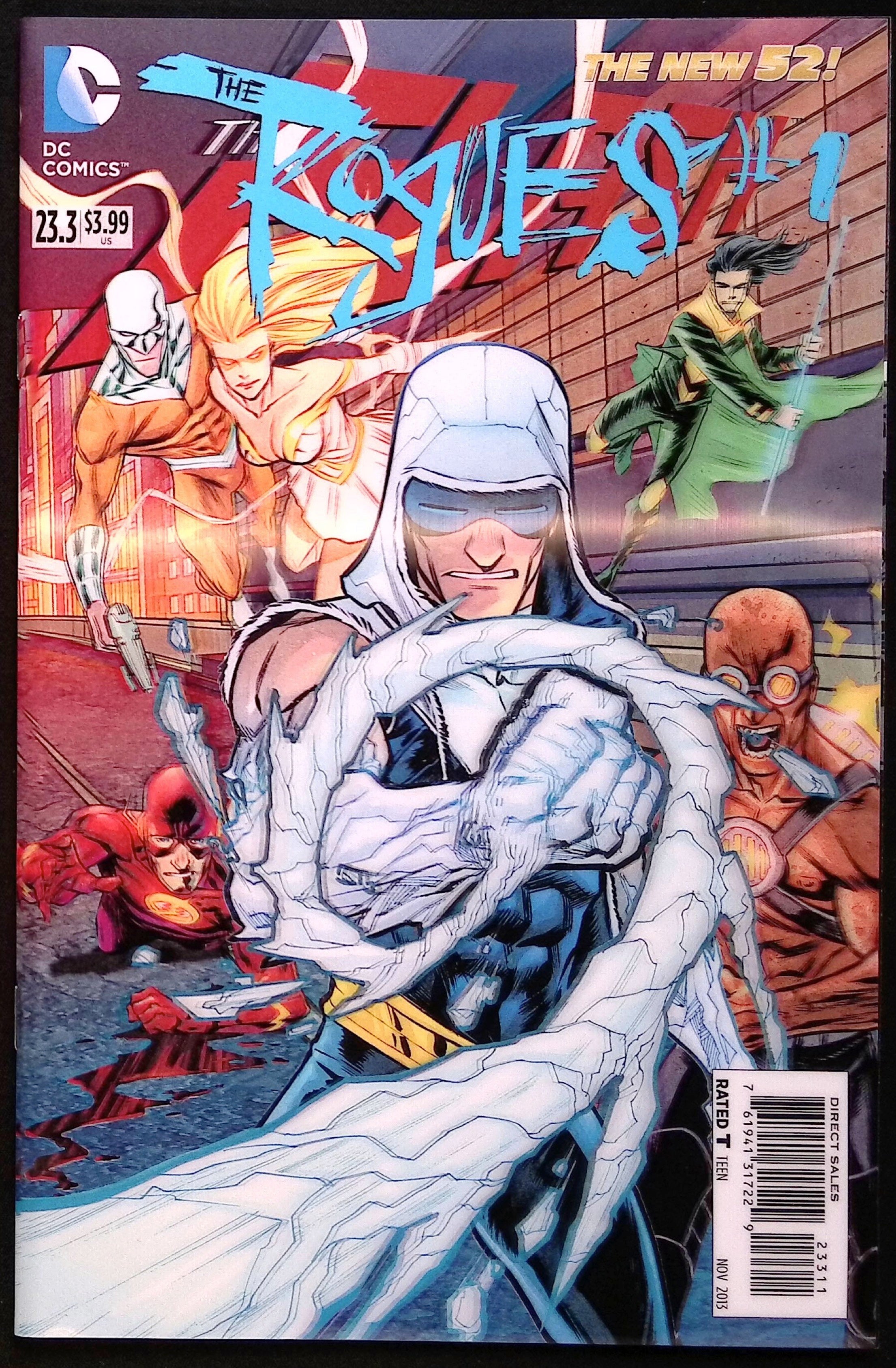 The Flash # 23.3: The Rogues # 1 3D Lenticular Motion Cover 2013 NM