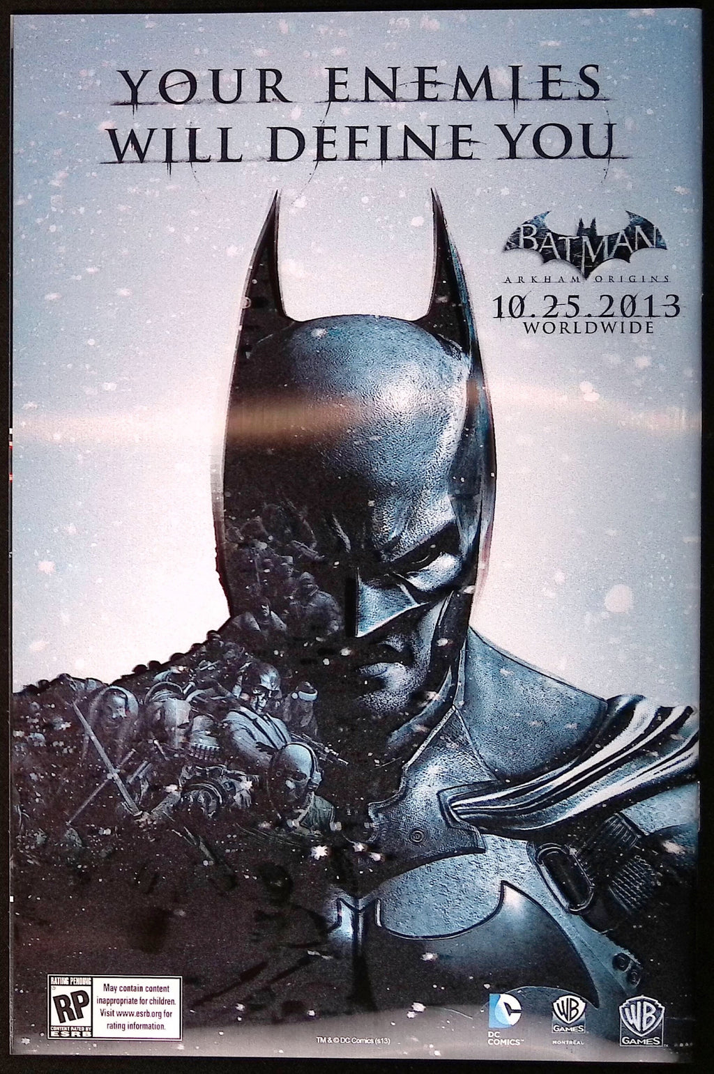 Justice League of America # 7.4: Black Adam # 1 3-D Lenticular Motion Cover 2013 NM
