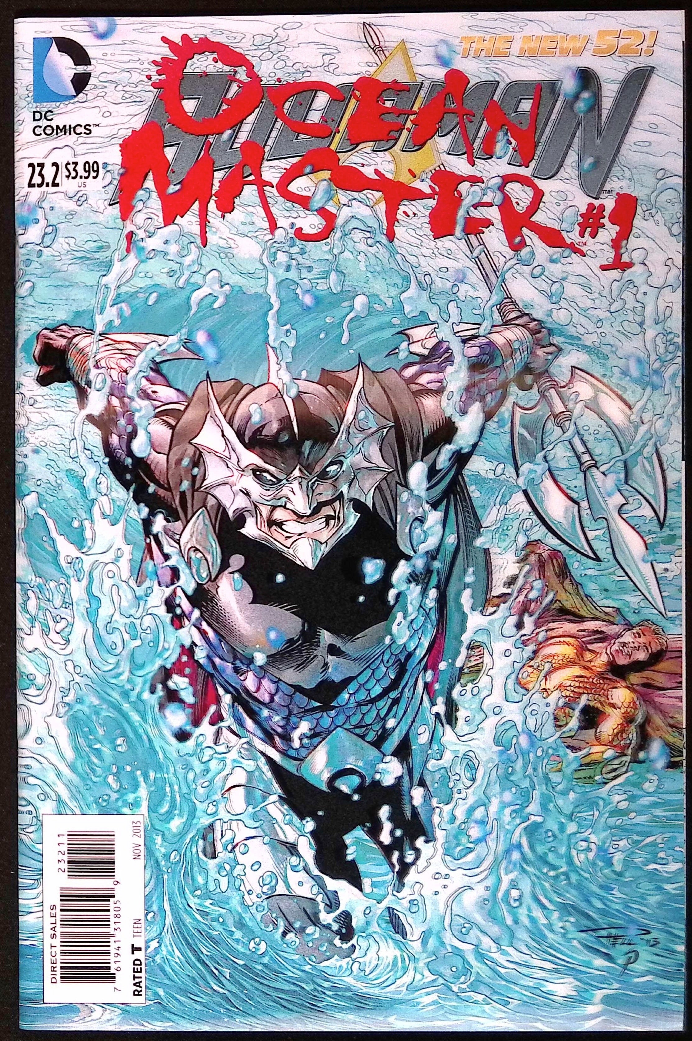 Aquaman # 23.2: Ocean Master # 1 3-D Lenticular Motion Cover 2013 NM