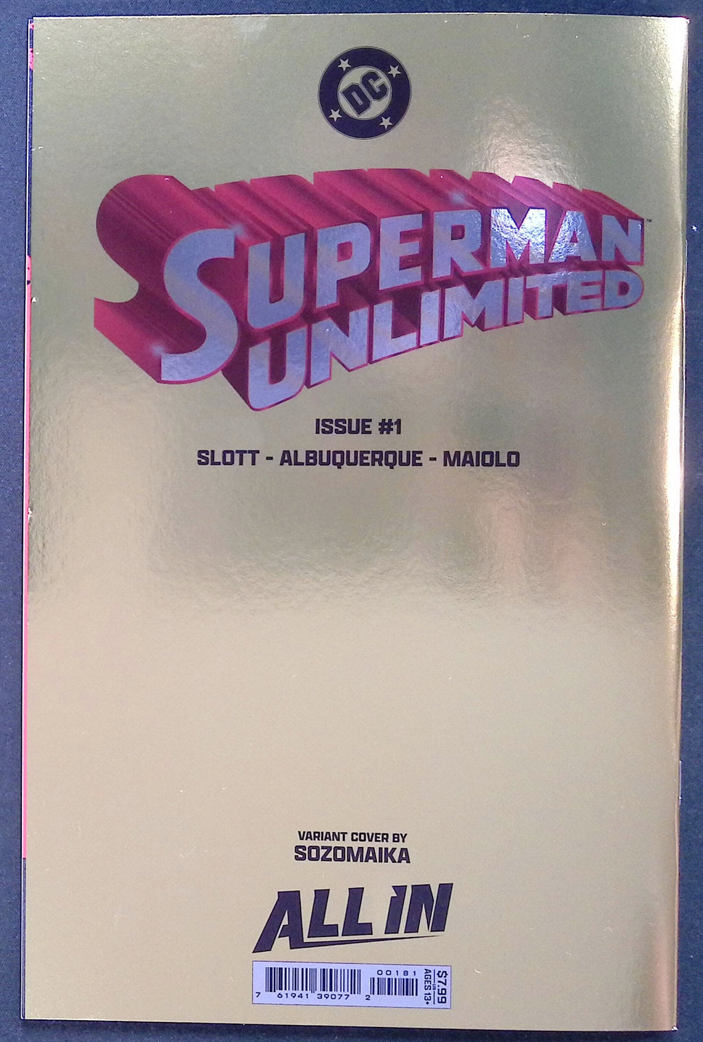 Superman Unlimited # 1 Sozomaika Gold Foil Variant 2025 NM