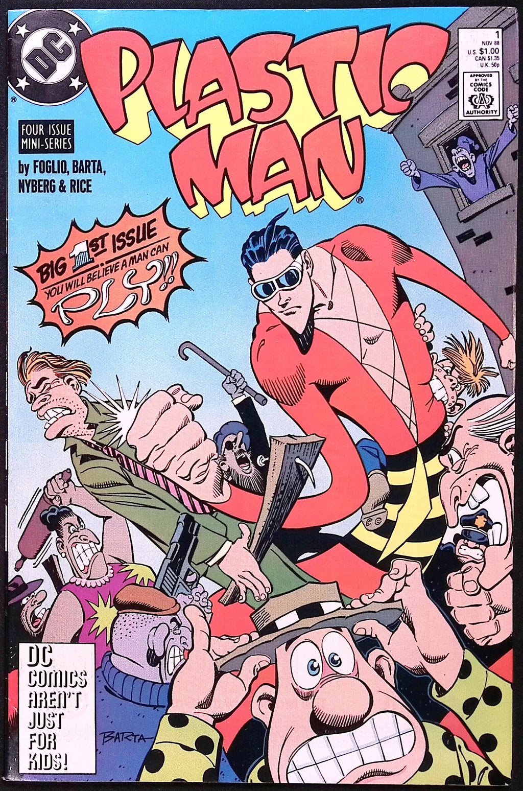 Plastic Man # 1 1988 VF+