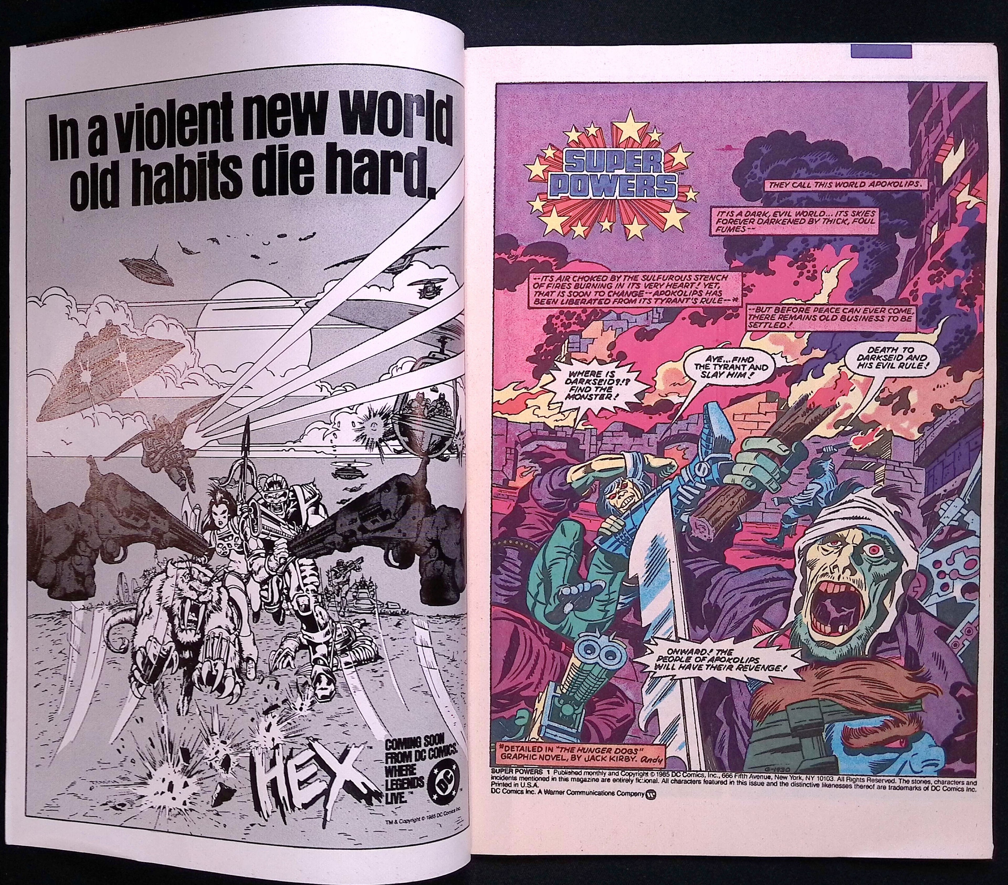 Super Powers # 1 1985 VF/NM