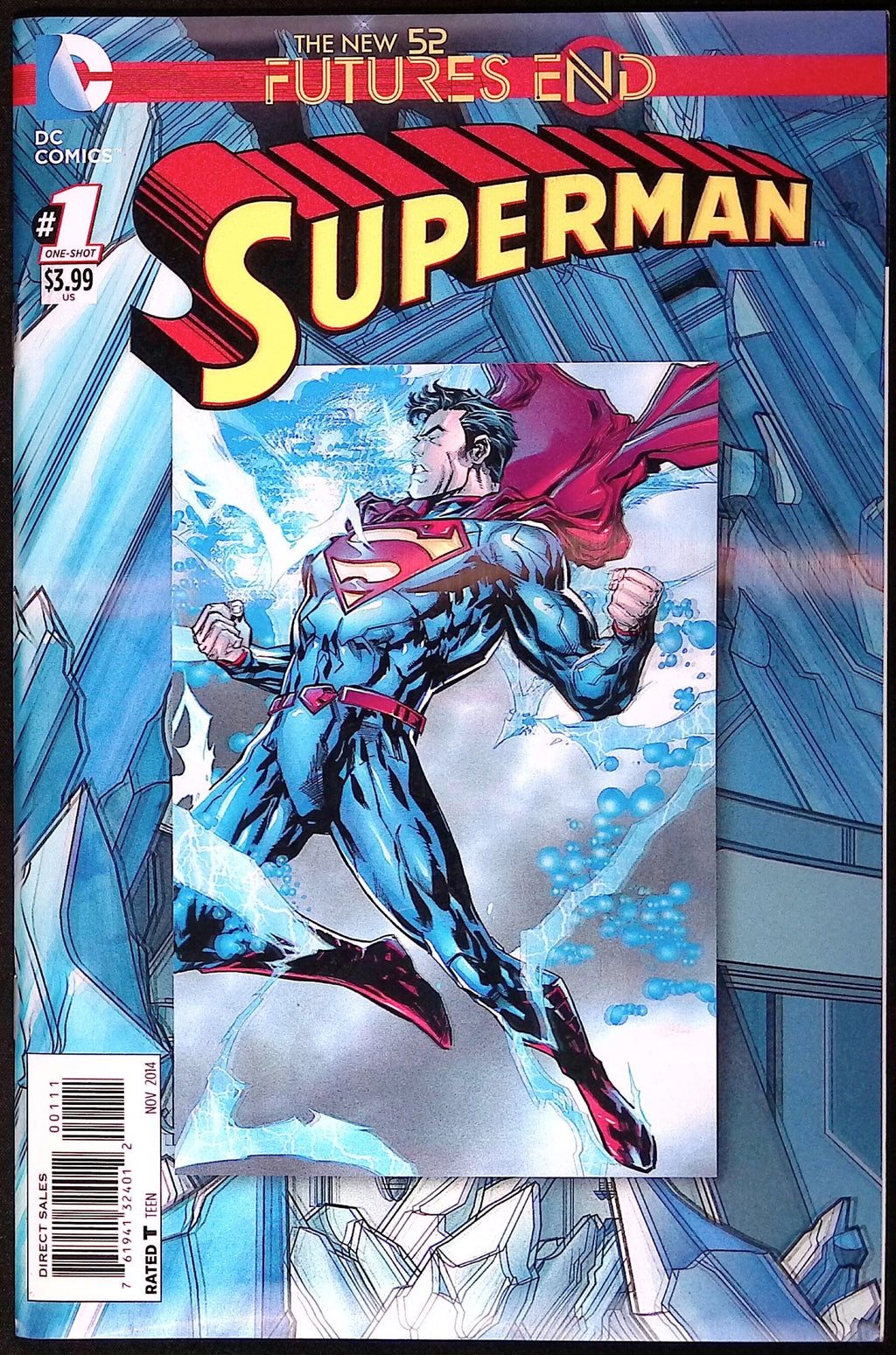 Superman: Futures End #1 3D Lenticular Motion Cover NM-