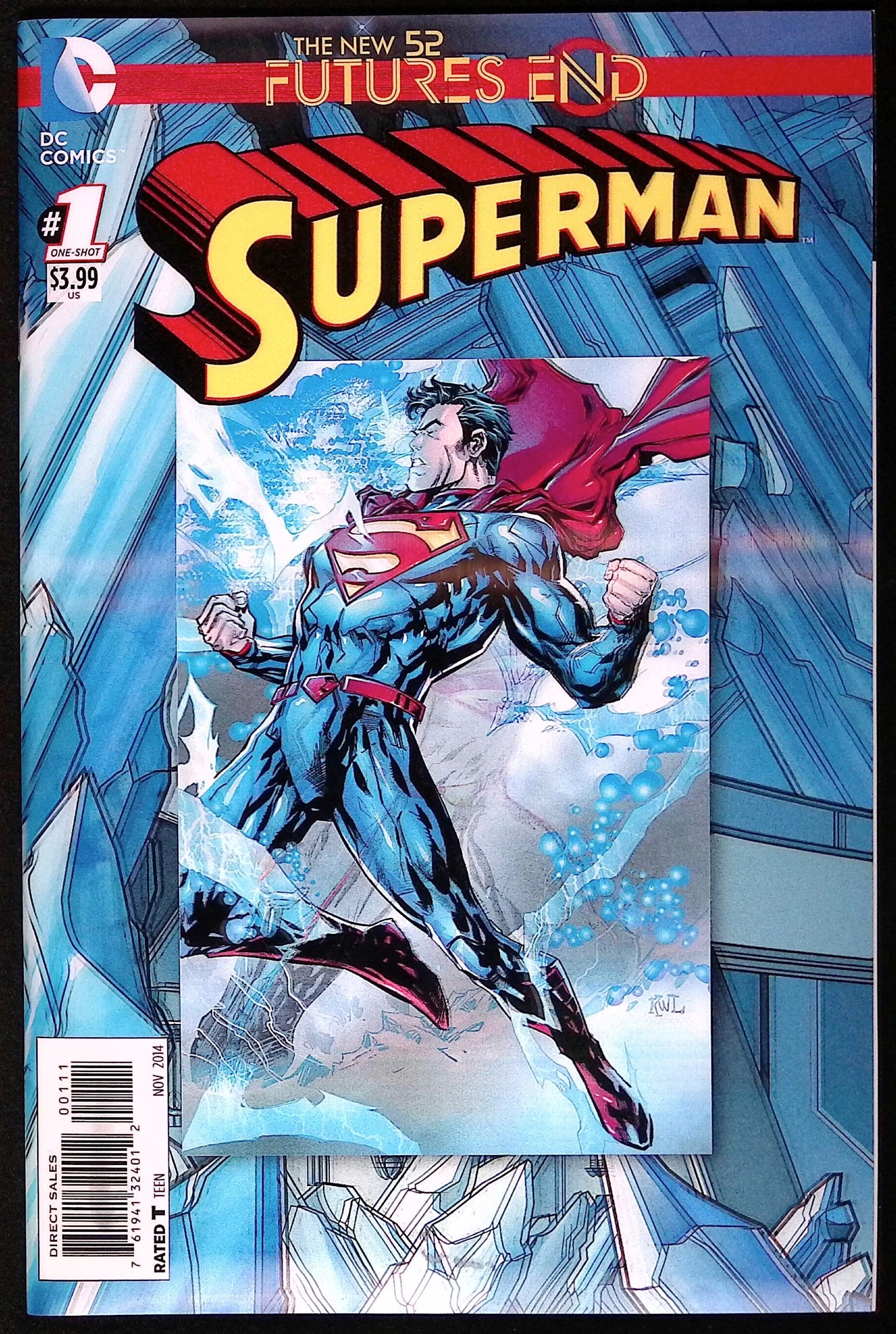 Superman: Futures End #1 3D Lenticular Motion Cover NM