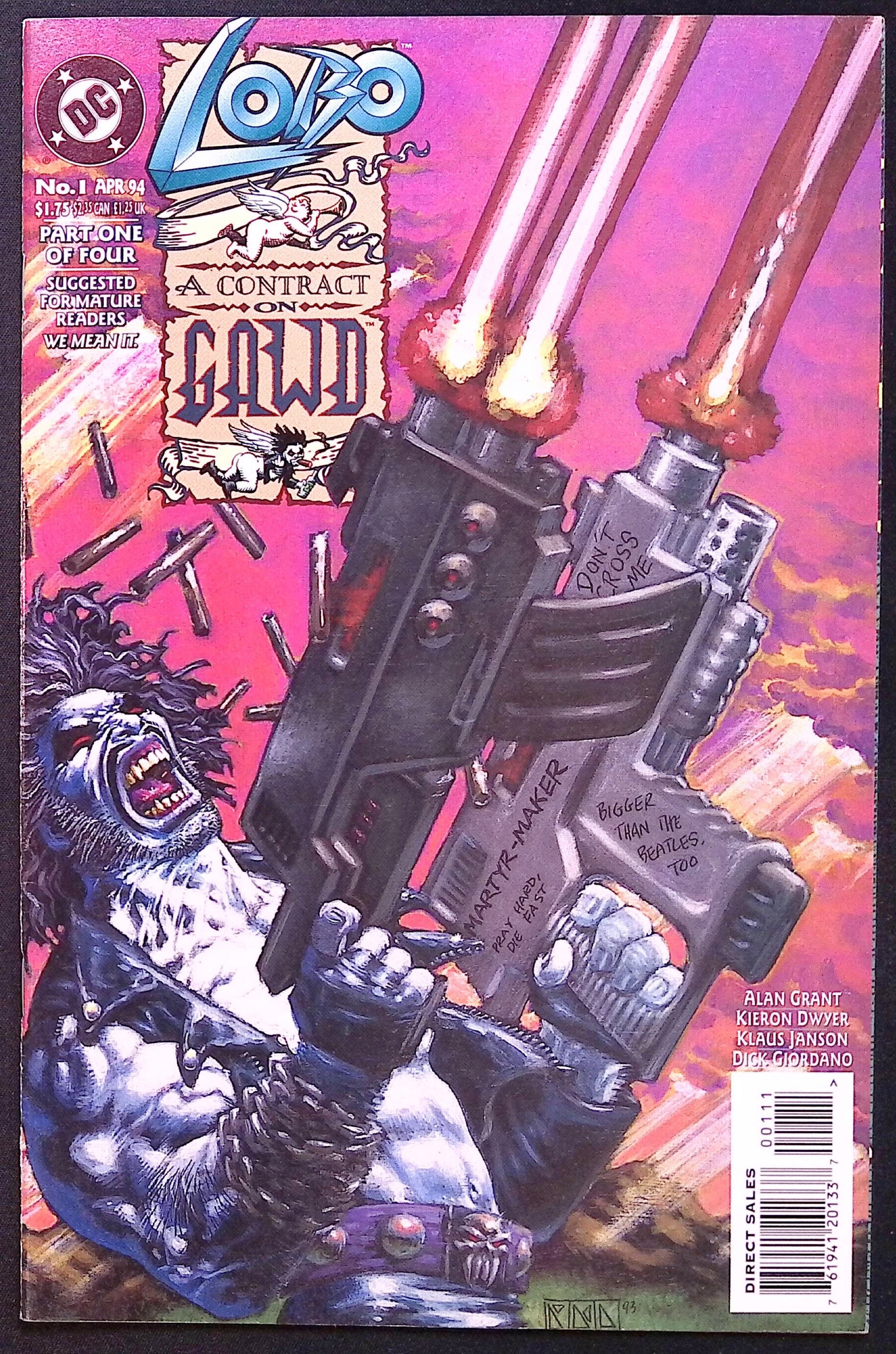 Lobo: A Contract on Gawd # 1 1994 VF/NM