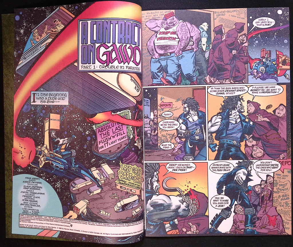 Lobo: A Contract on Gawd # 1 1994 VF/NM