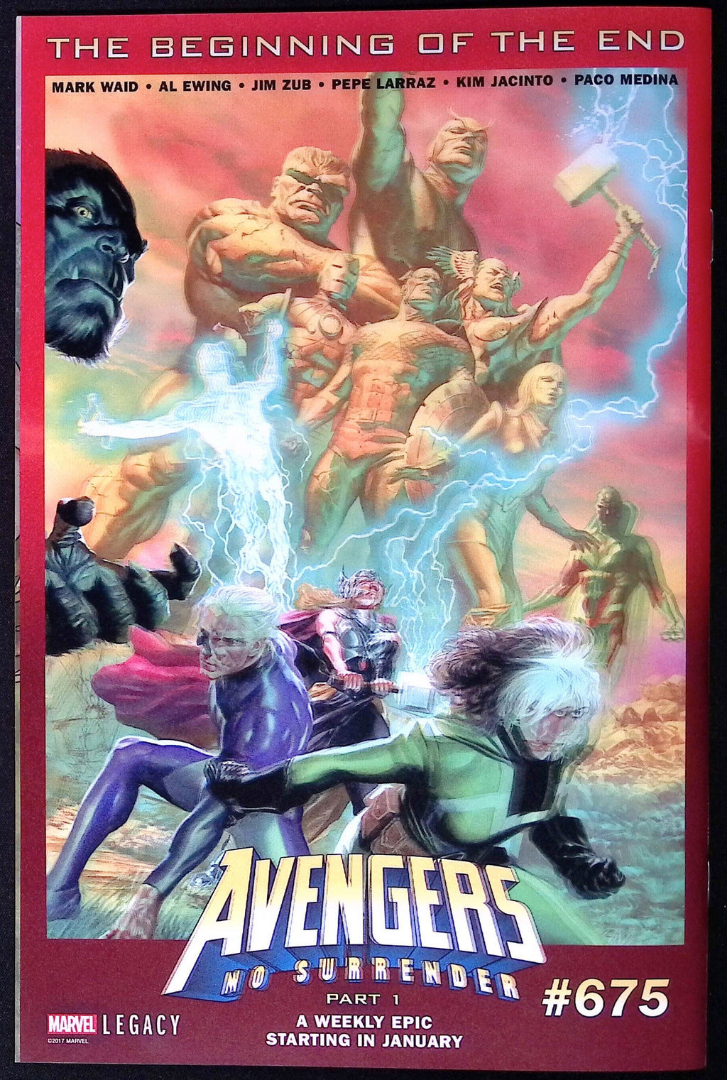Captain Marvel # 125 3D Lenticular Homage Variant 2017 NM