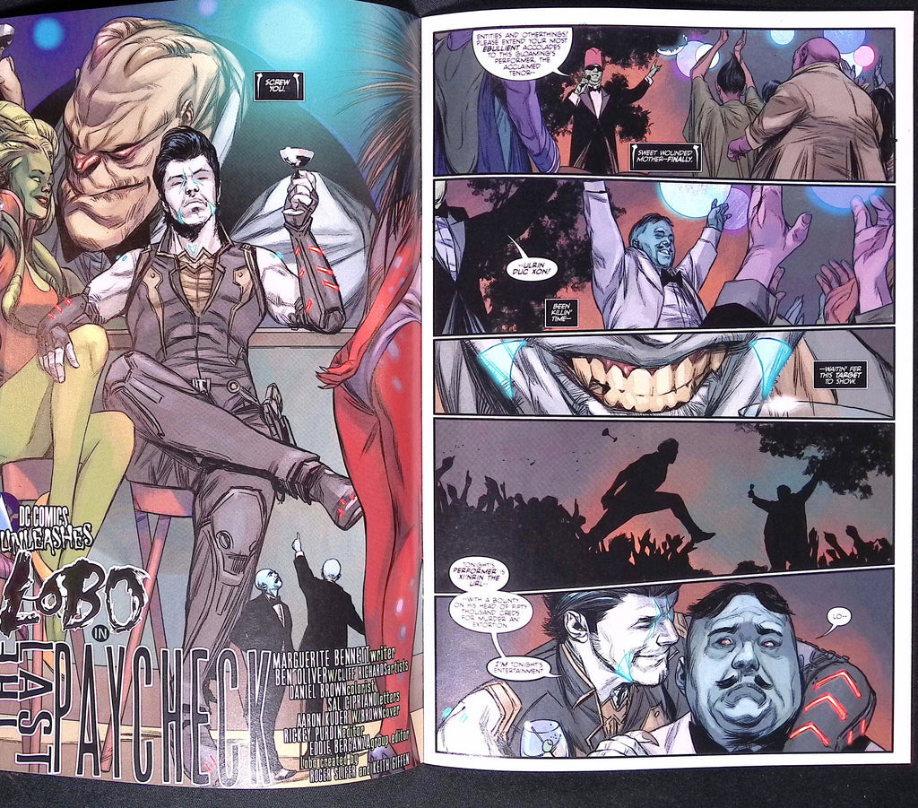 Justice League #23.2: Lobo # 1 3D Lenticular Motion Cover Second Printing 2013 NM