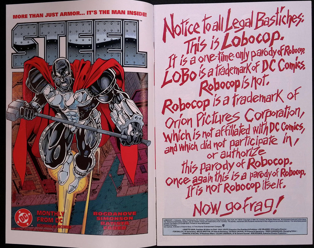 Lobocop # 1 1994 NM-
