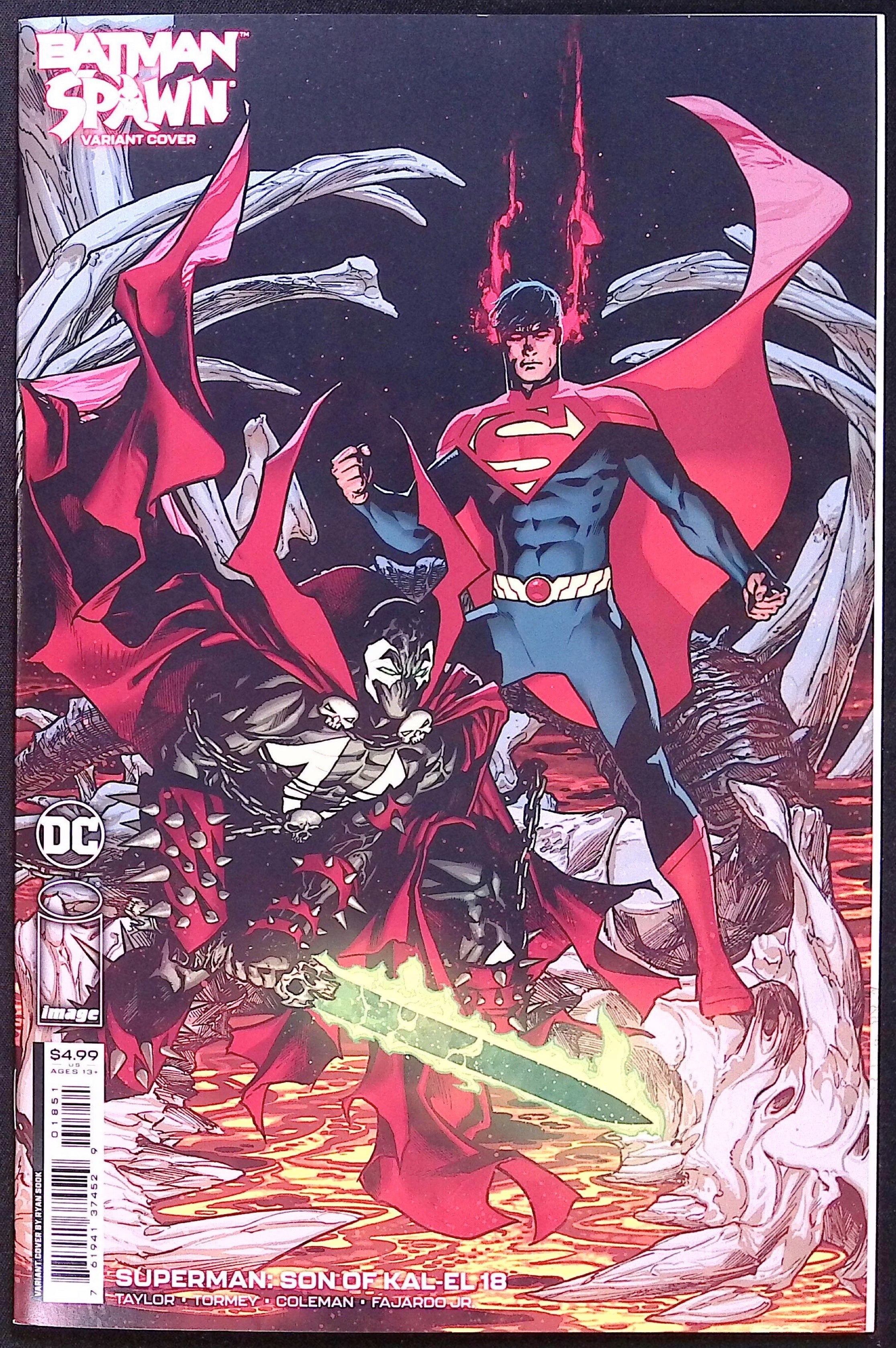 Superman: Son of Kal-El #18 Batman Spawn Variant Cover 2023 NM-