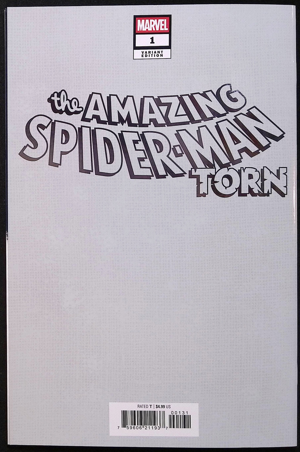 The Amazing Spider-Man: Torn # 1 Garbett Foil Variant 2025 NM